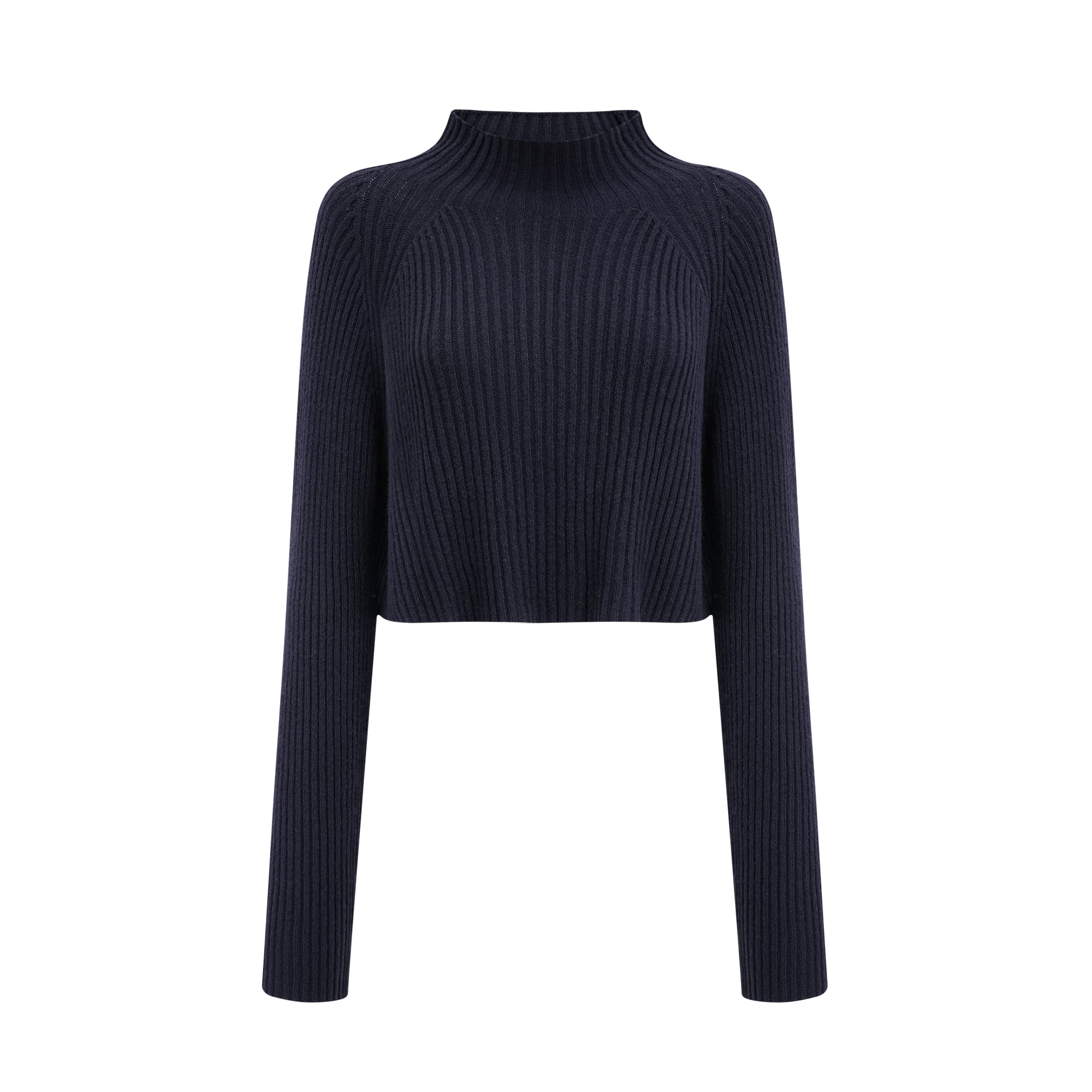 Clarisse dark-blue knitted top & dress matching set (Final Sale-US Only)