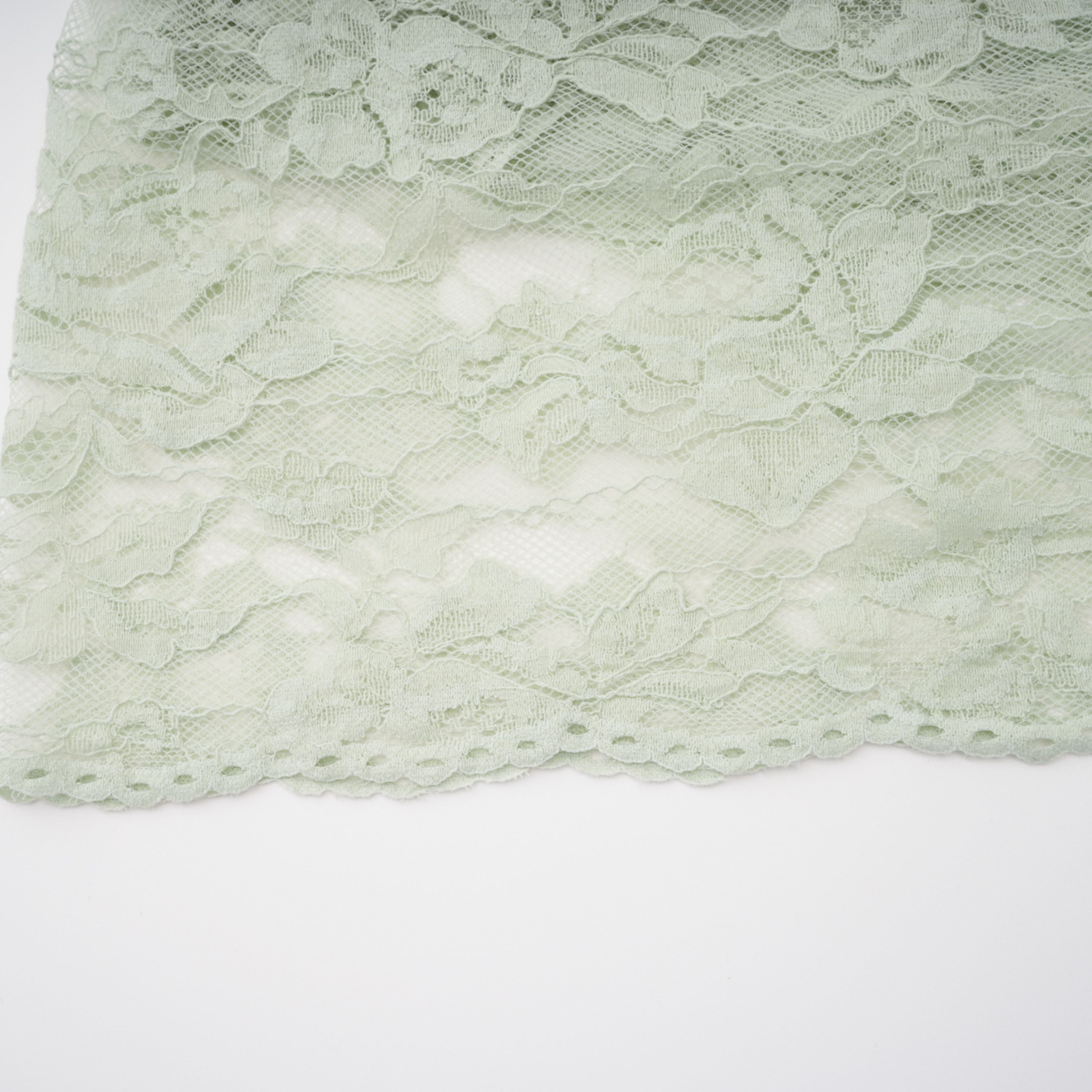 Alexis Sage Green Semi-Sheer Floral Lace Mini Dress (Final Sale-US Only)
