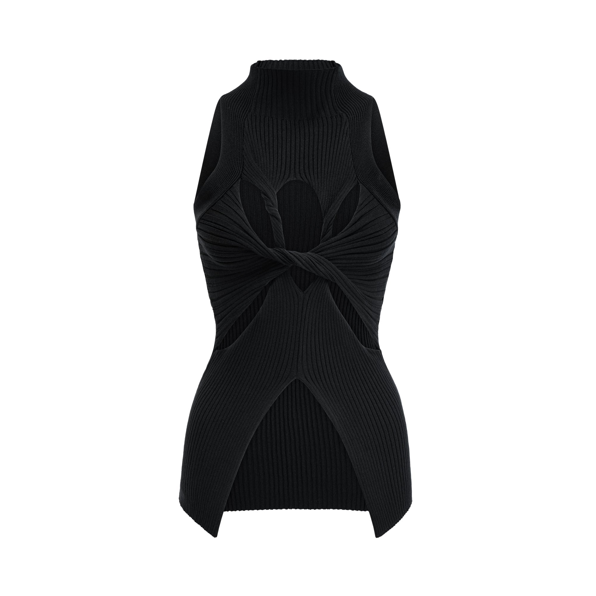 Émilie twist-detail high-neck top (US Only)