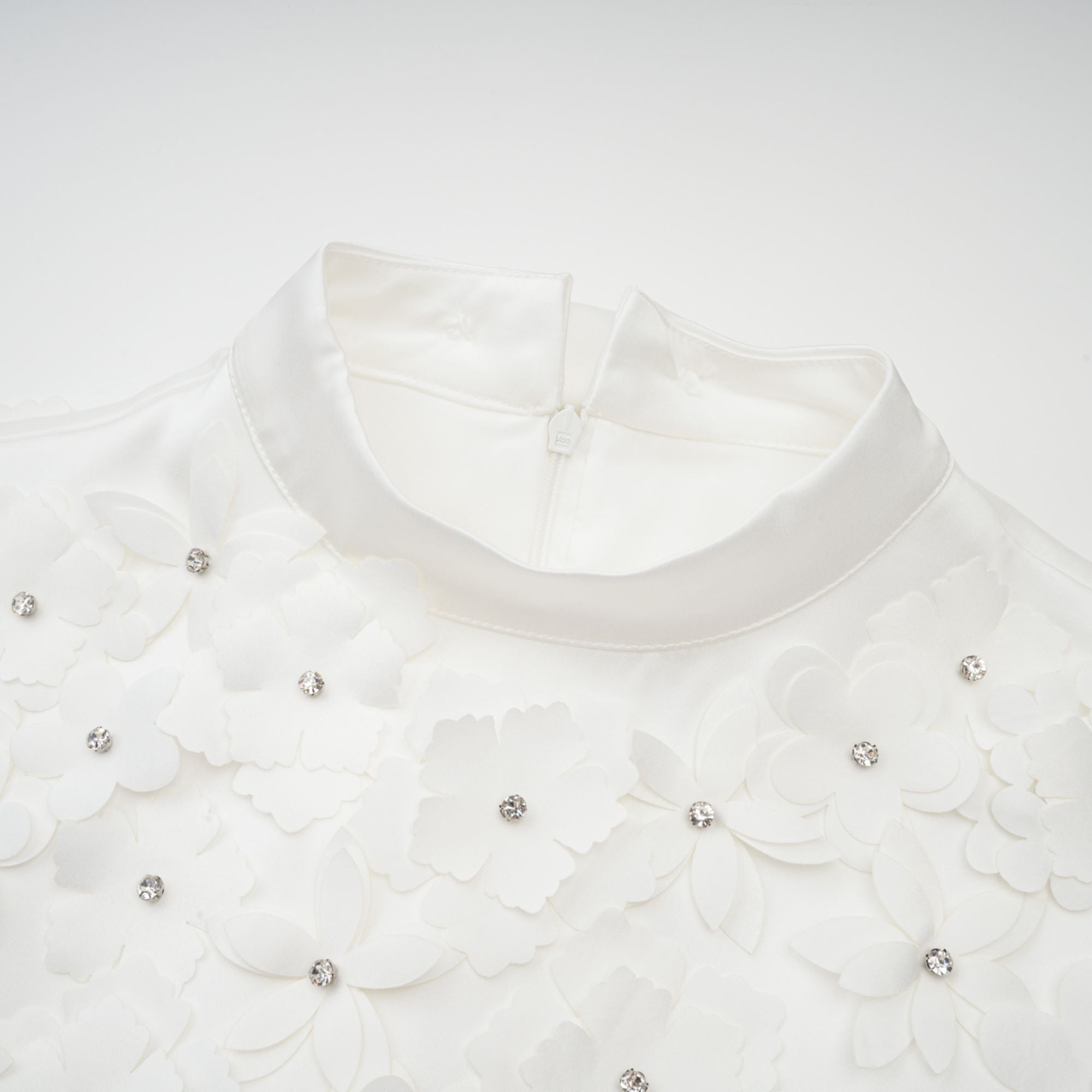 Genevieve faux-flower mini dress (Final Sale-US Only)