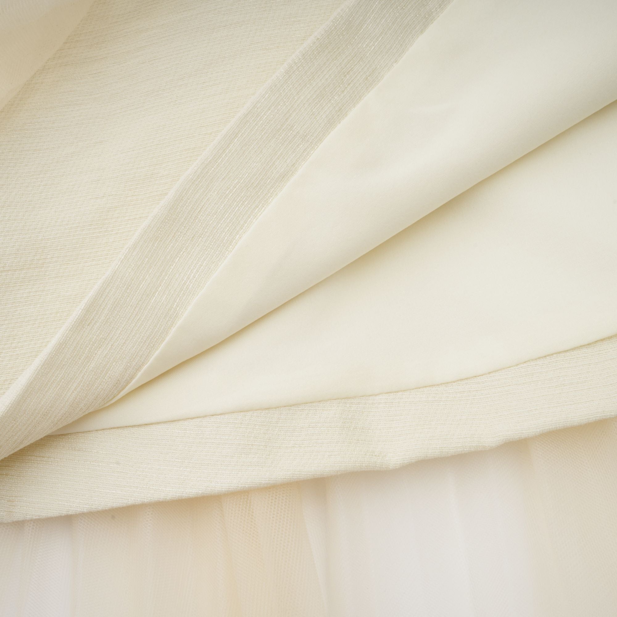 Thérèse bowknot tulle-panelling midi dress in White
