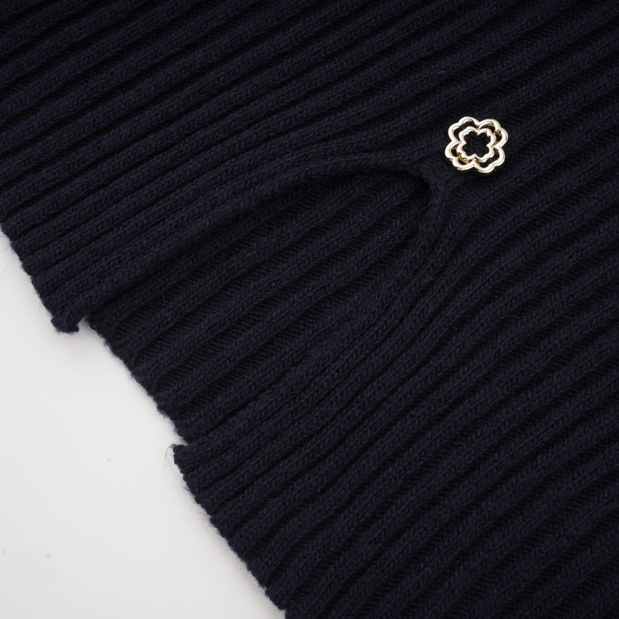 Clarisse dark-blue knitted top & dress matching set (Final Sale-US Only)