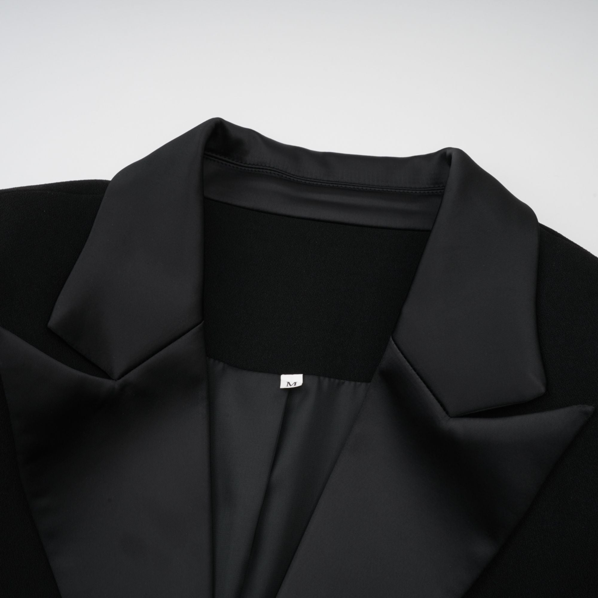 Diane black embellished maxi blazer dress