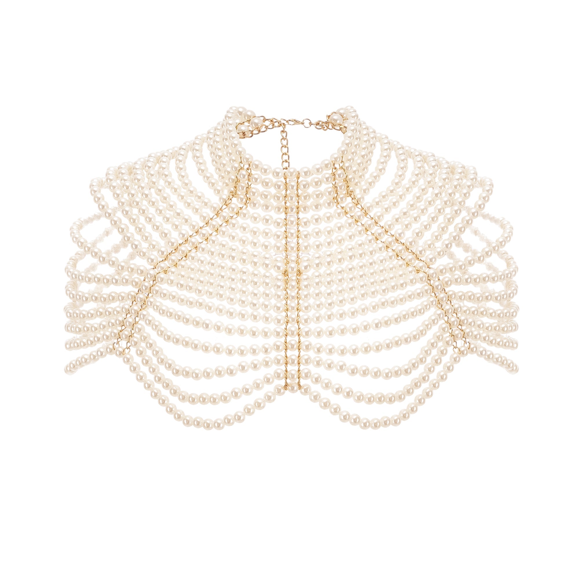 Pauline faux-pearl shawl (US Only)
