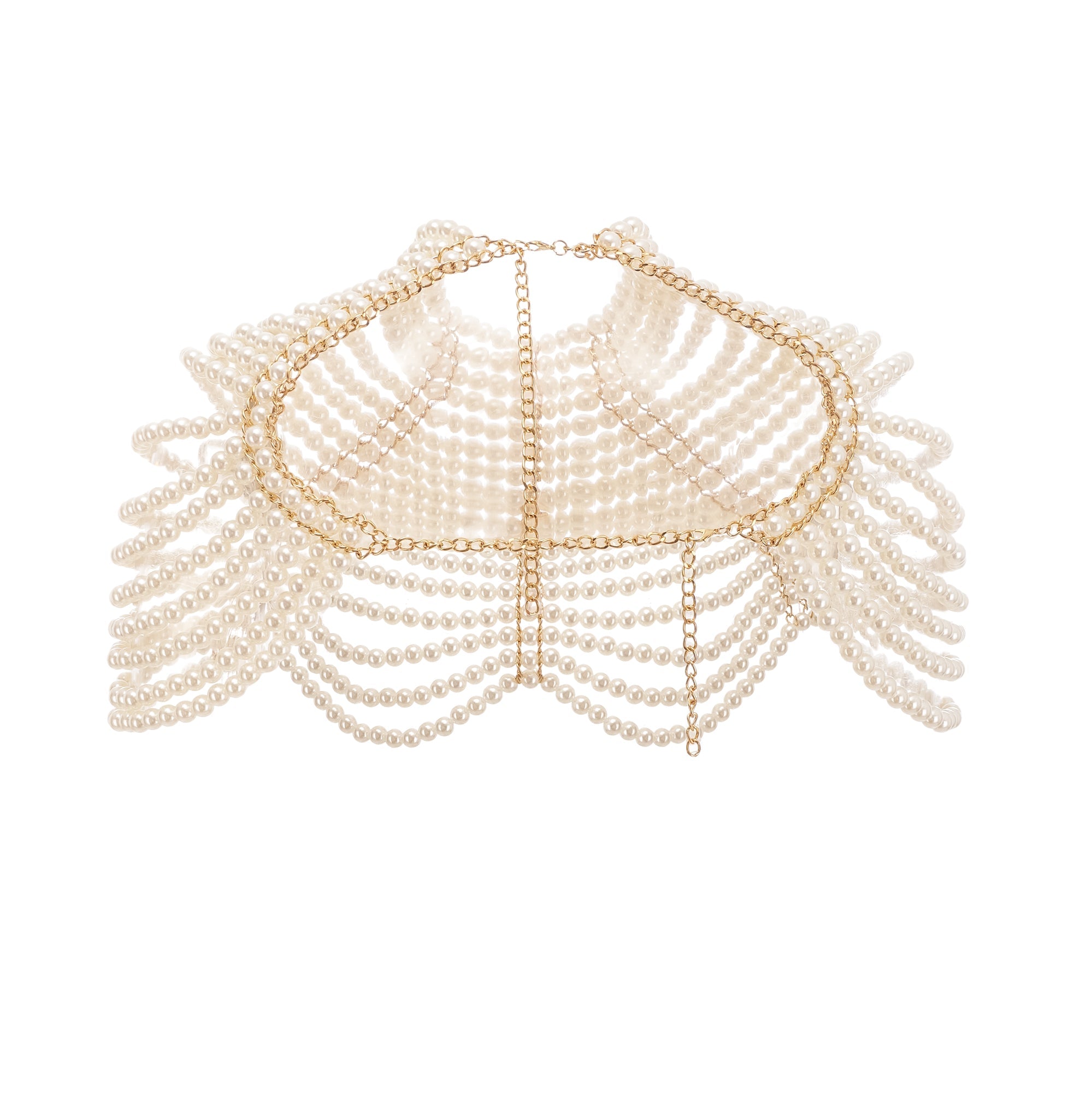 Pauline faux-pearl shawl (US Only)