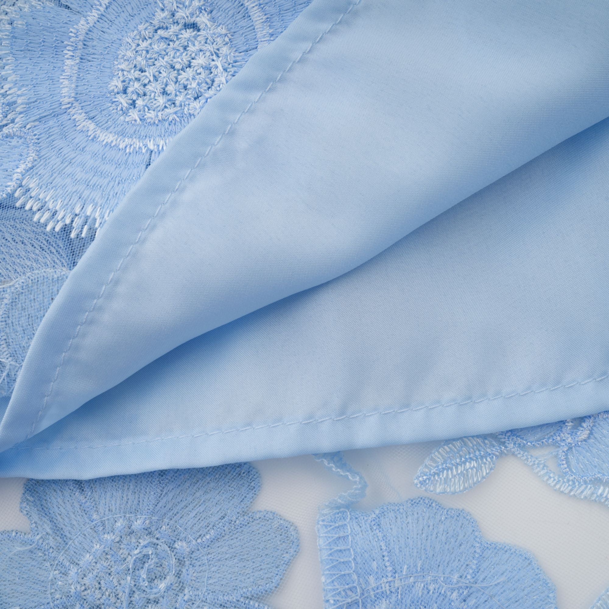 Herta blue floral-appliqué midi dress (Final Sale-US Only)