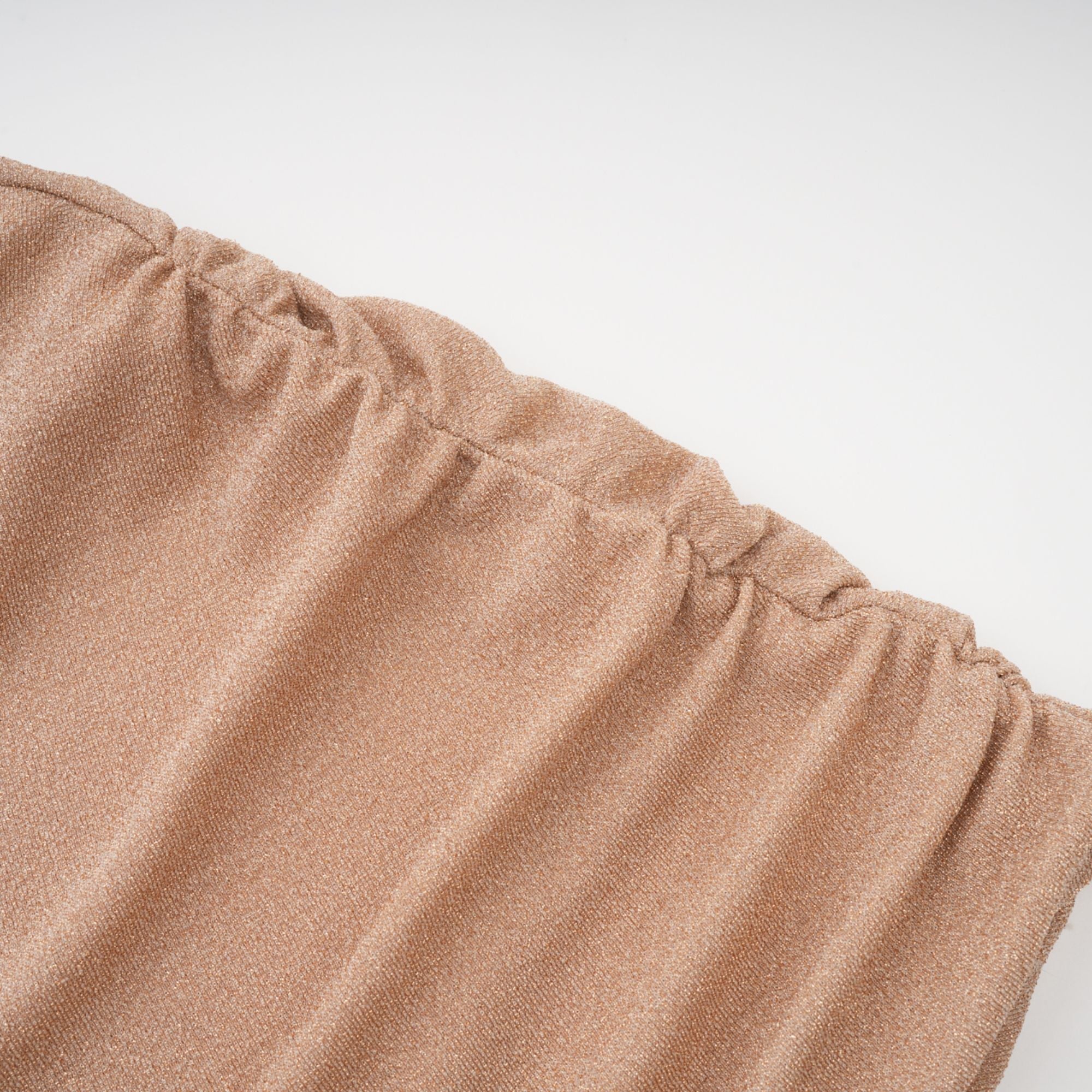 Rosalie gold asymmetrical pleated maxi dress (Final Sale)