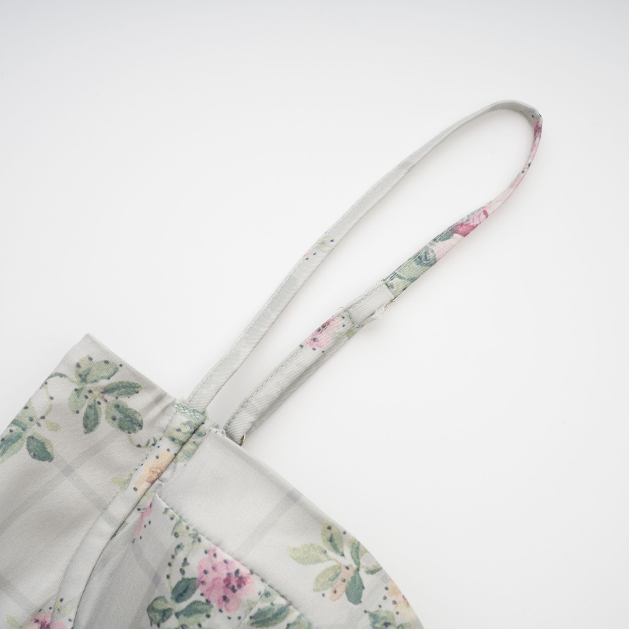 Prunelle sage-green floral-print shirred midi dress (Final Sale)