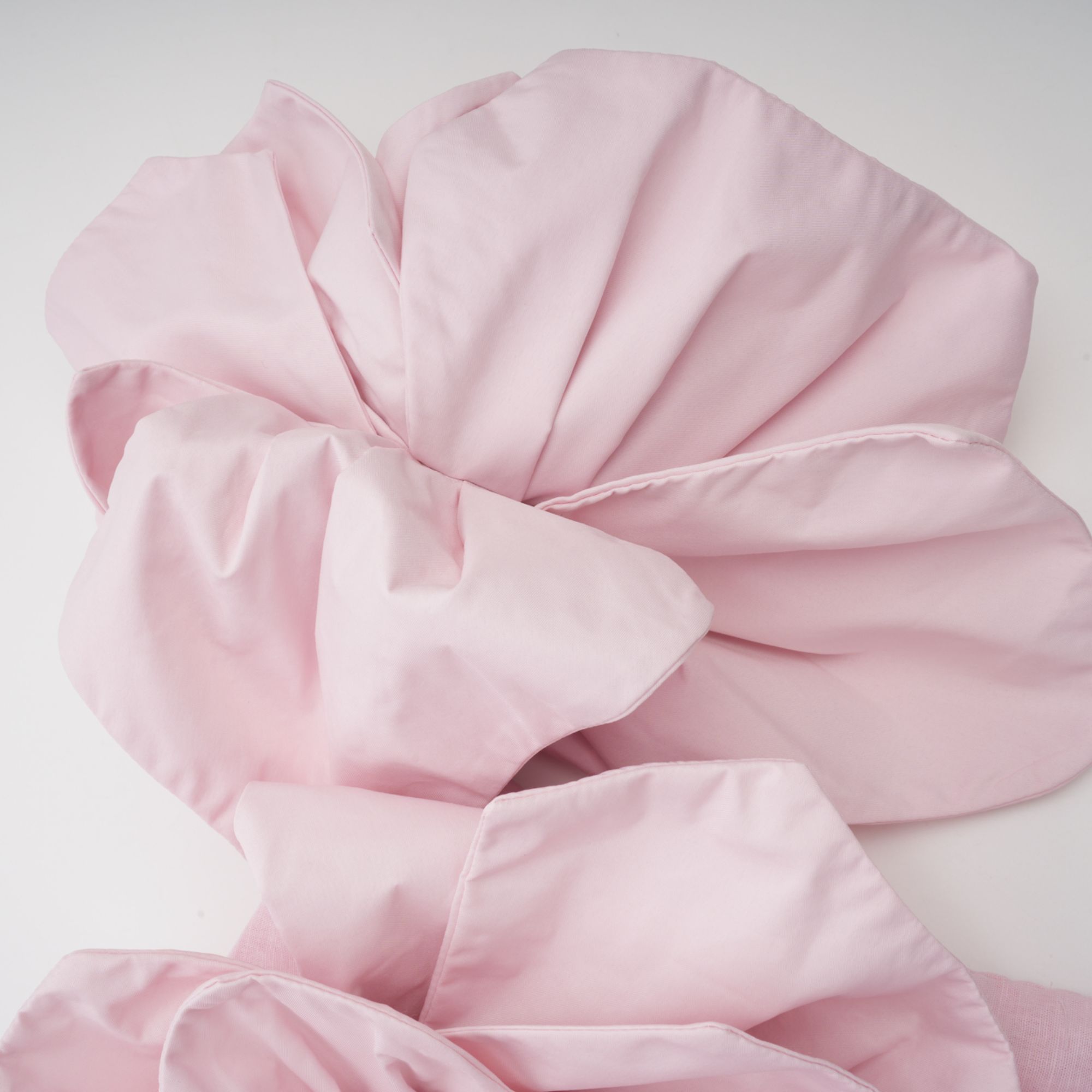 Juliette pink off-shoulder 3D-petal midi dress (Final Sale-US Only)