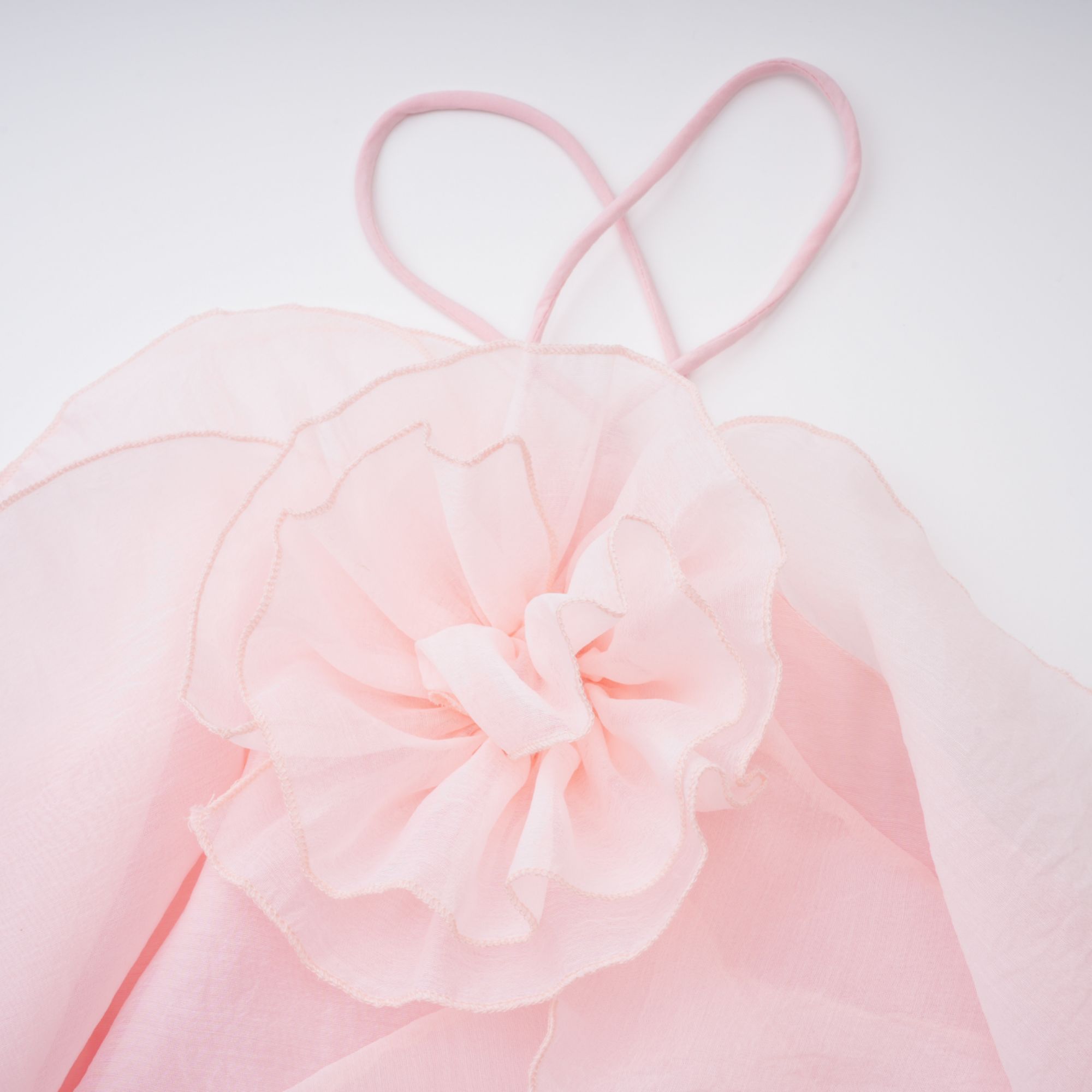 Lucie Pink Tiered Ruffled Mini Dress