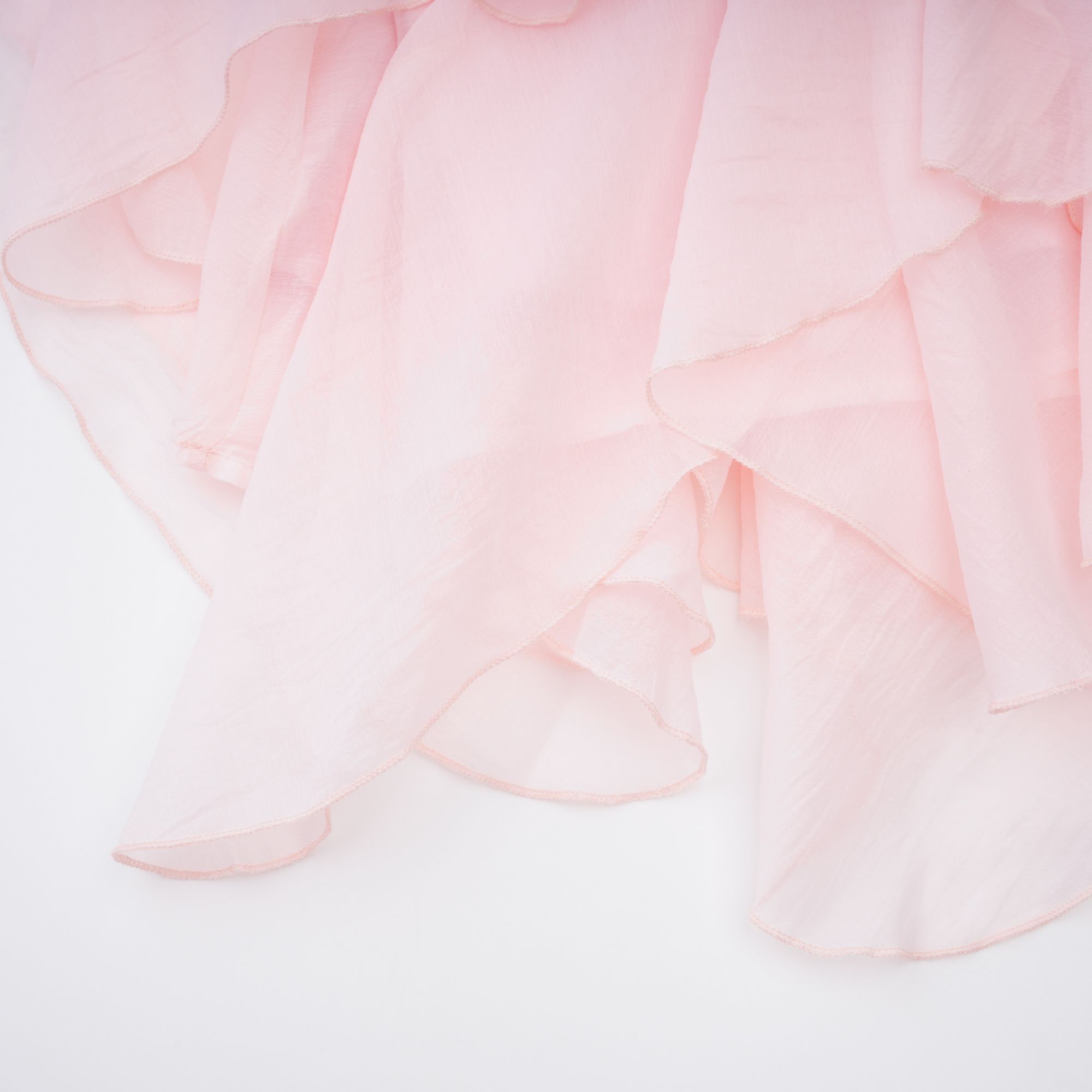 Lucie Pink Tiered Ruffled Mini Dress