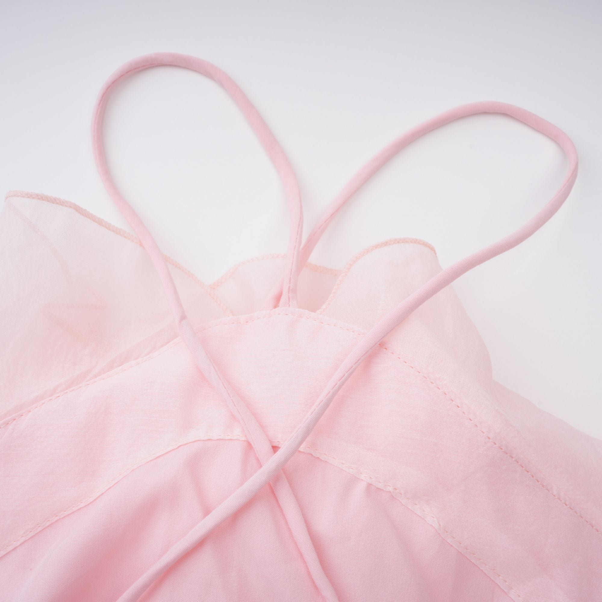 Lucie Pink Tiered Ruffled Mini Dress