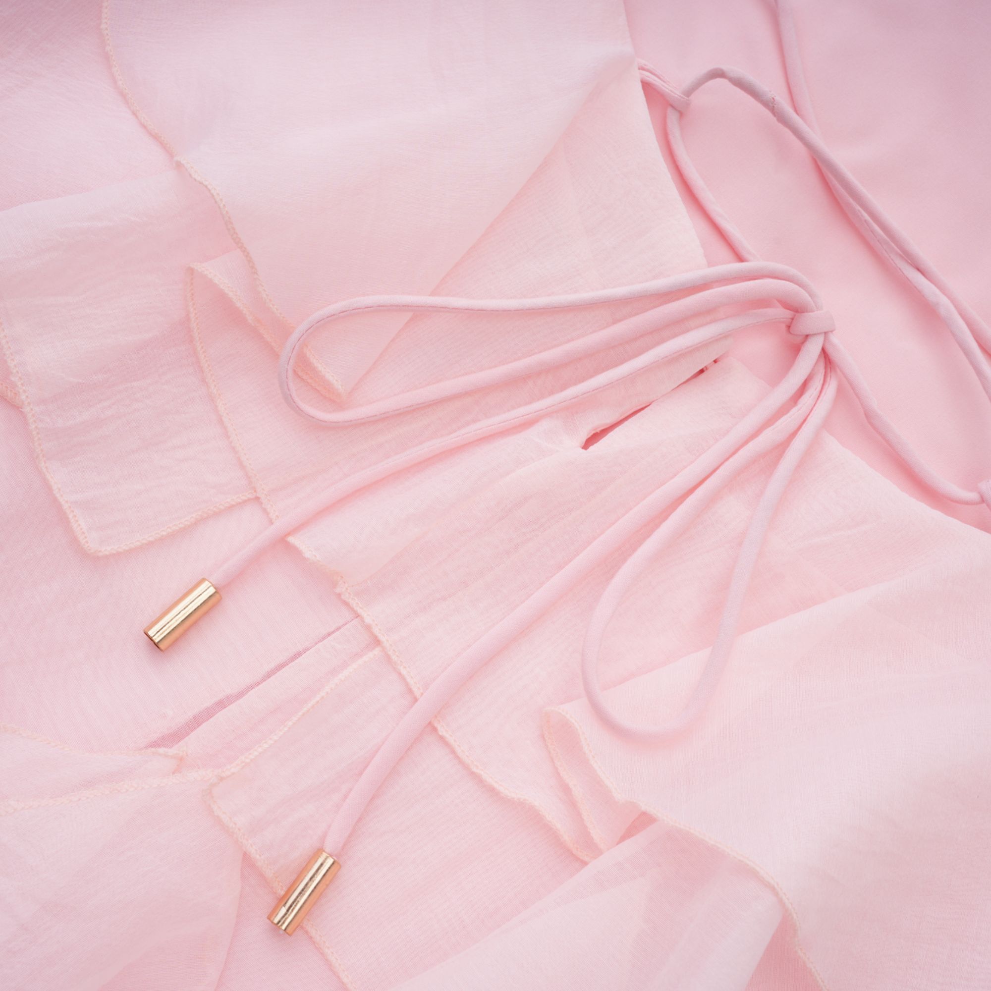 Lucie Pink Tiered Ruffled Mini Dress