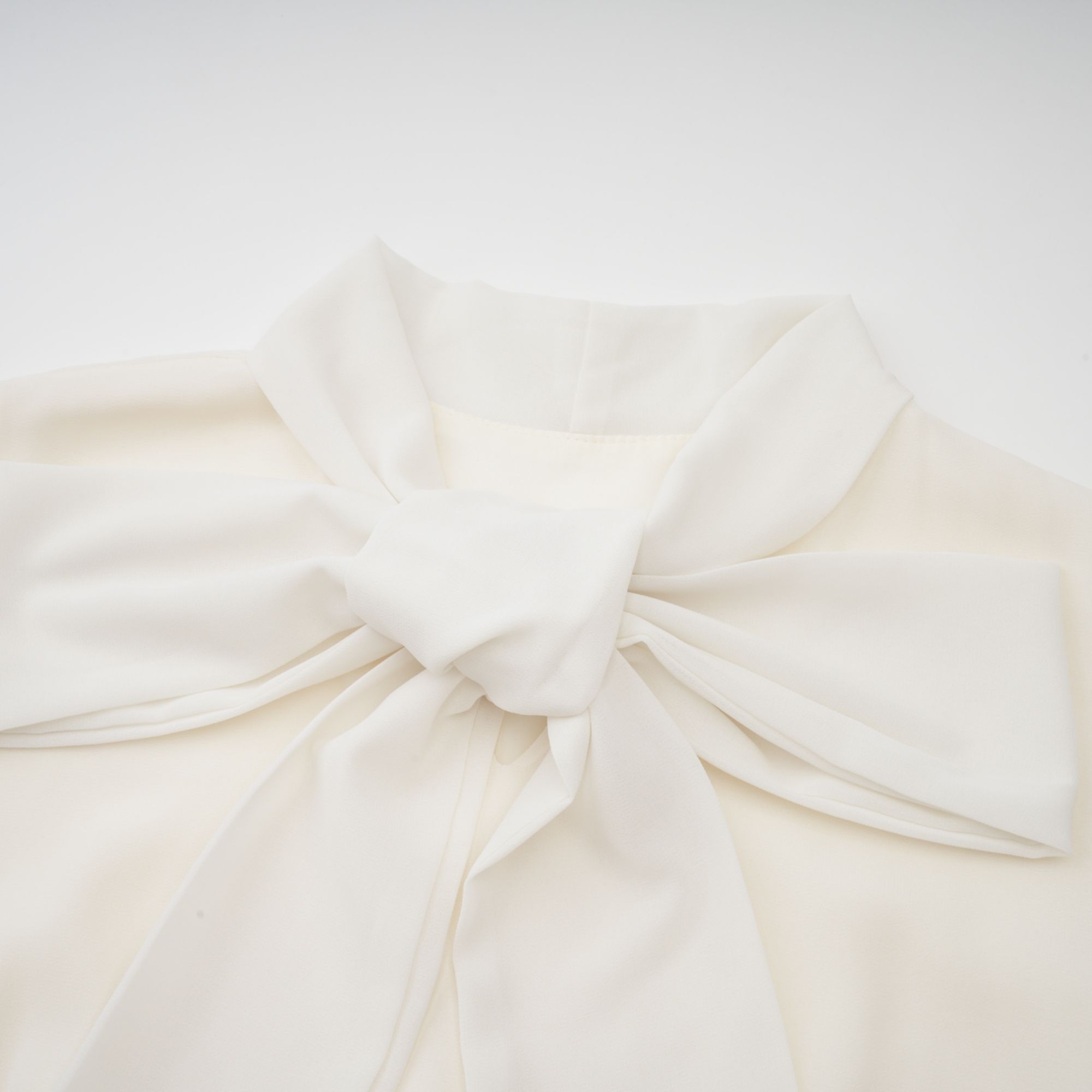 Blanche White Embellished Pleated Two-Piece Jacket and Dress Set (Final Sale-US Only)