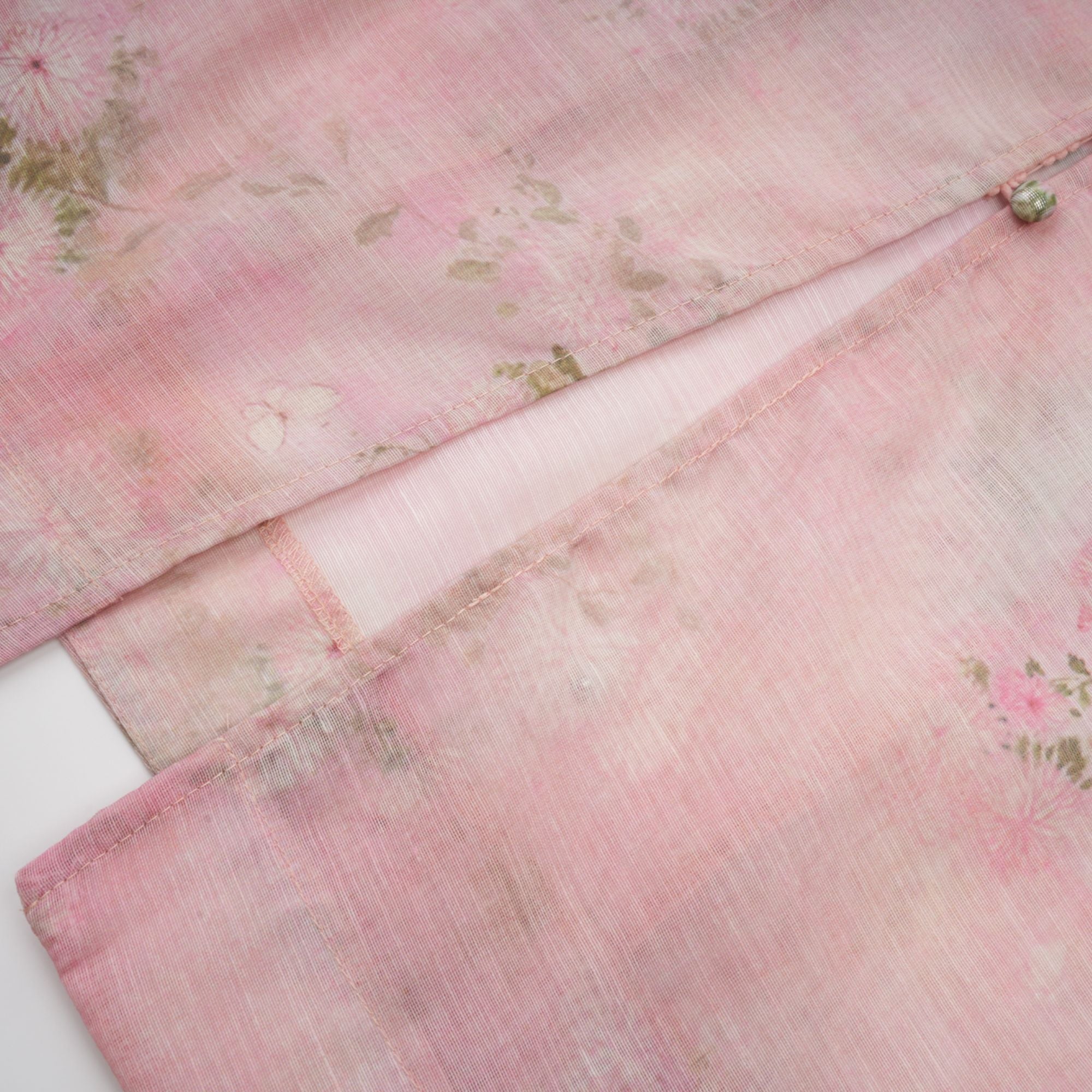 Narcisse pink embellished floral-print midi dress