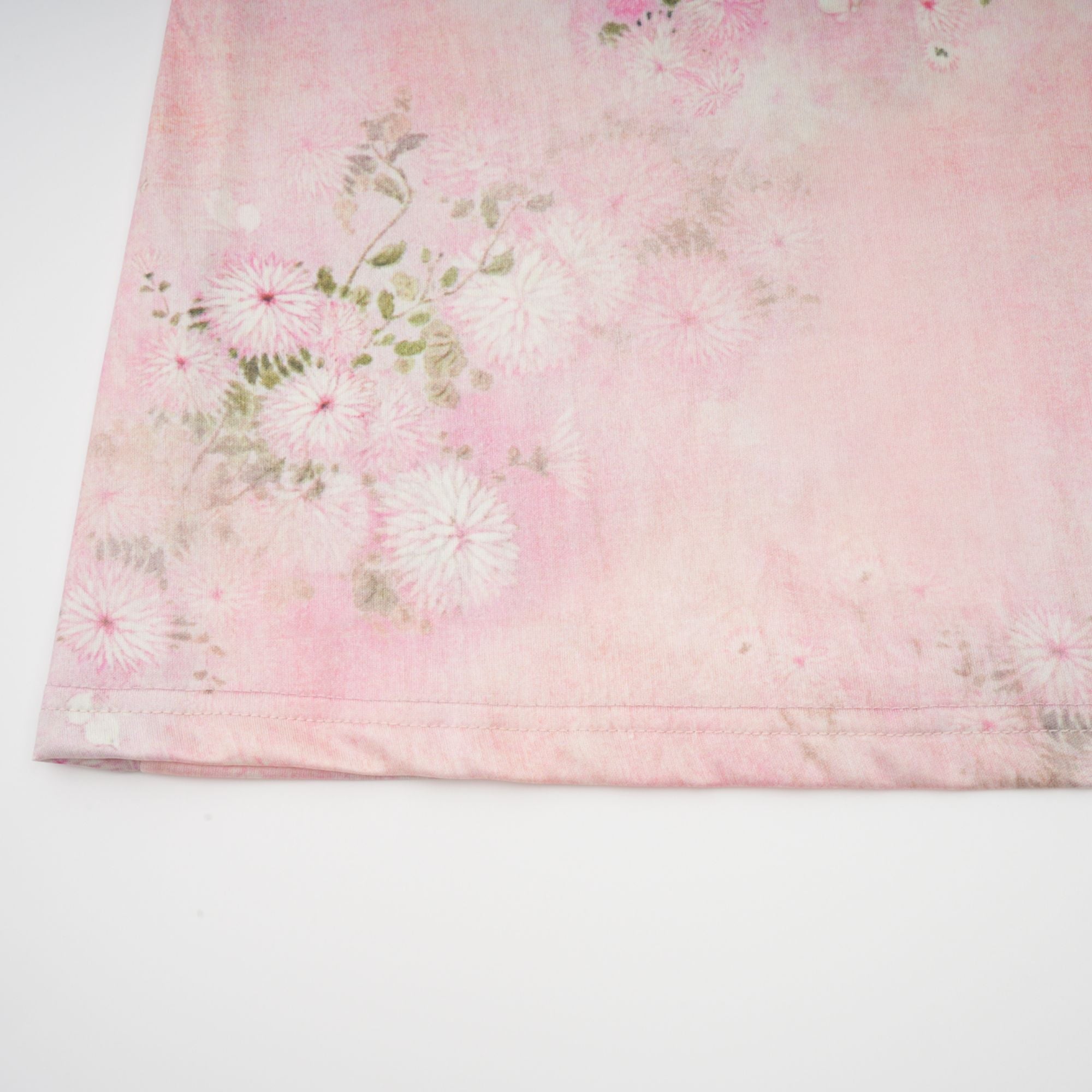 Narcisse pink embellished floral-print midi dress