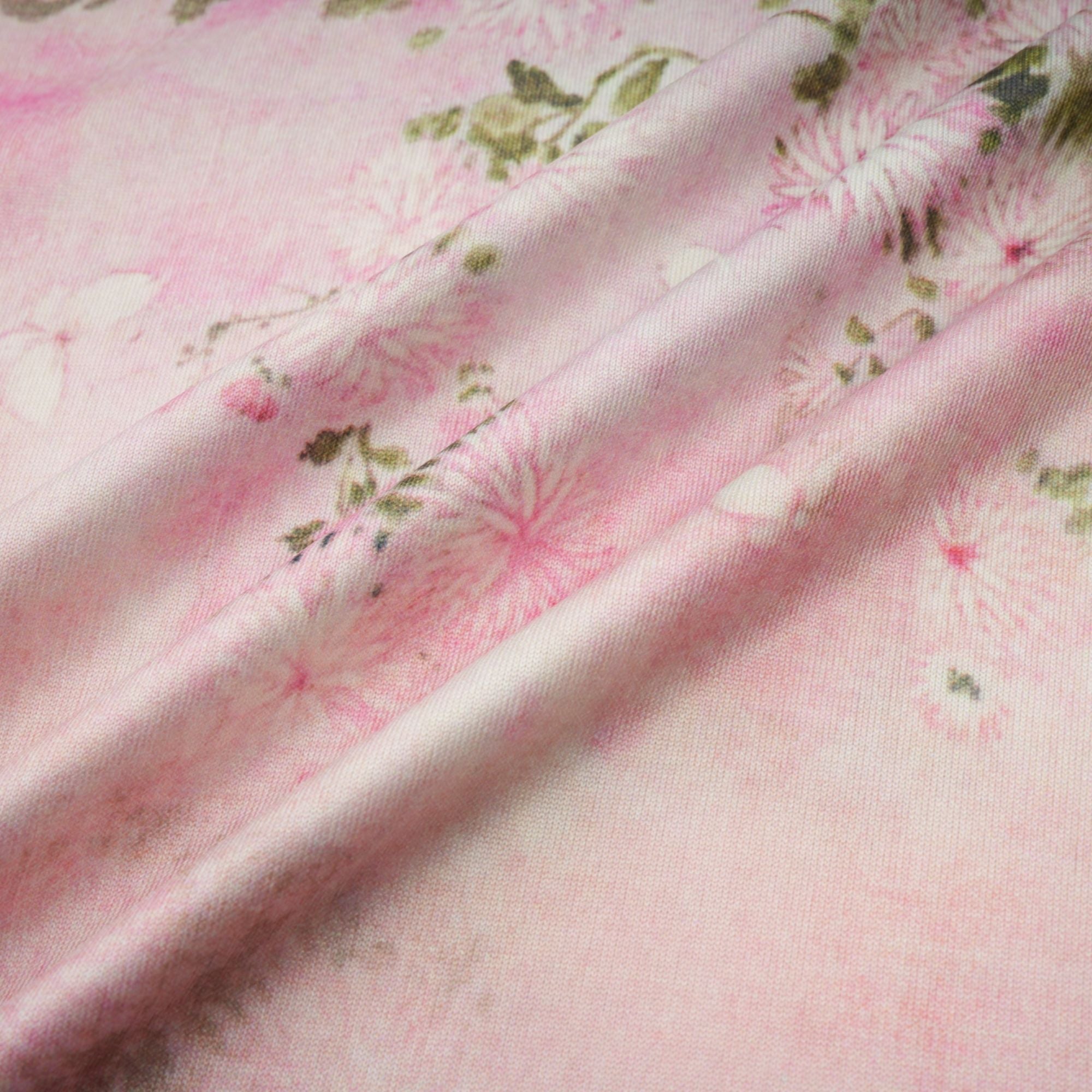 Narcisse pink embellished floral-print midi dress