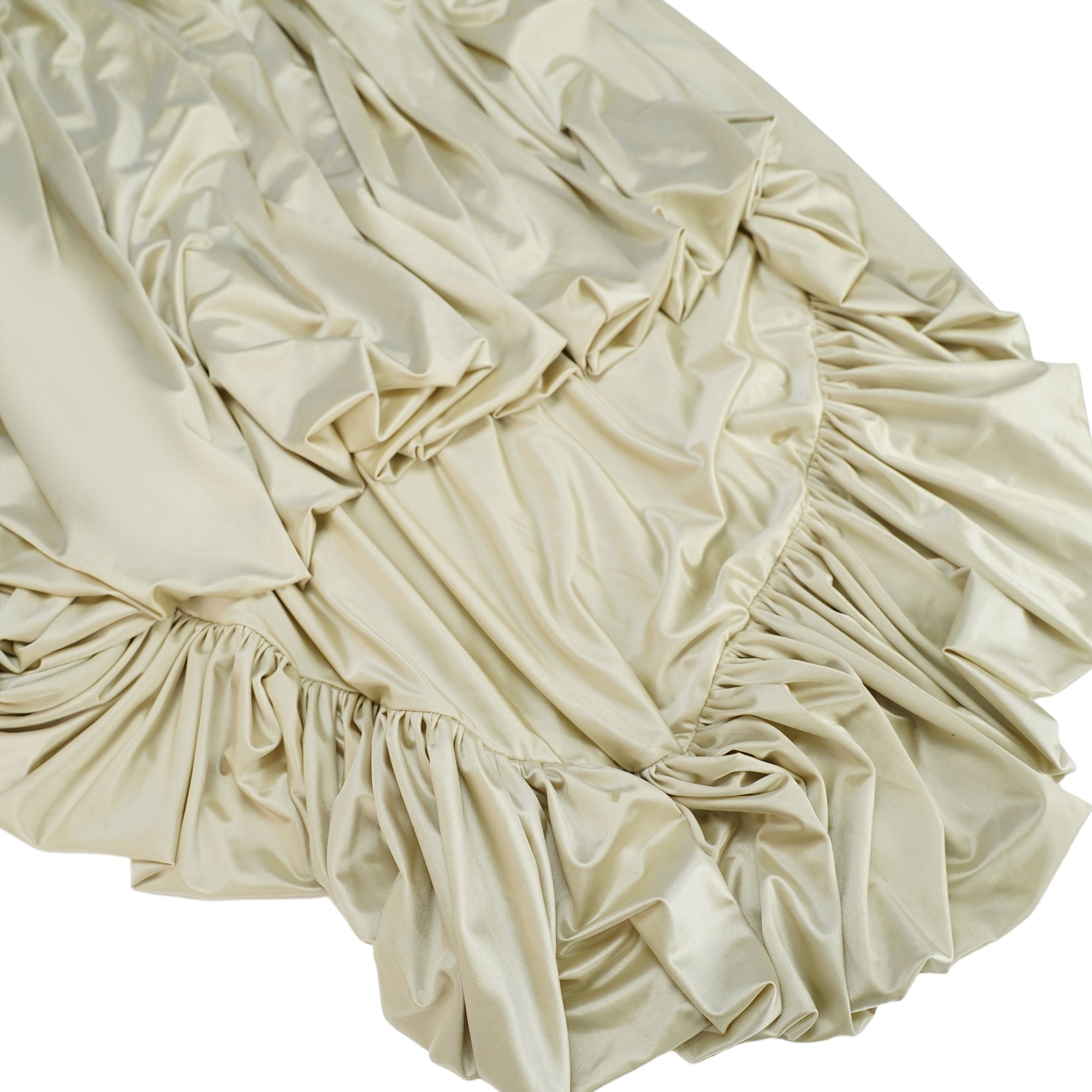 Cecilia Neutral Sea Ammonite Shirred Maxi Dress (Final Sale-US Only)