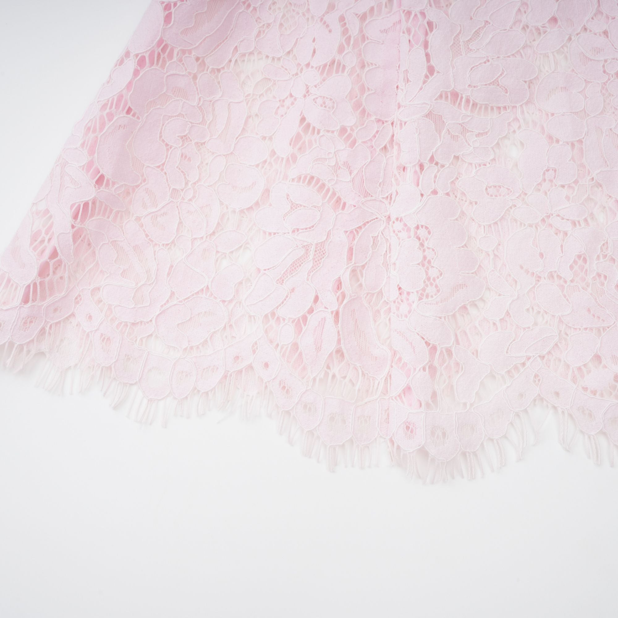 Sabine Pink Floral Lace Mermaid Midi Dress (Final Sale-US Only)