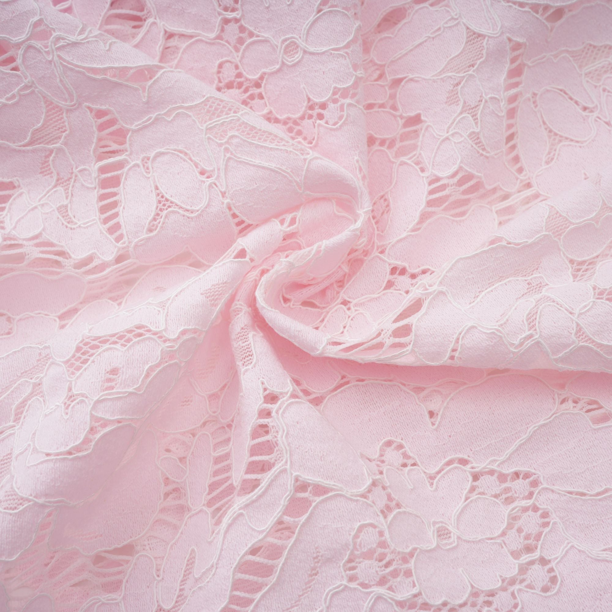 Sabine Pink Floral Lace Mermaid Midi Dress (Final Sale-US Only)