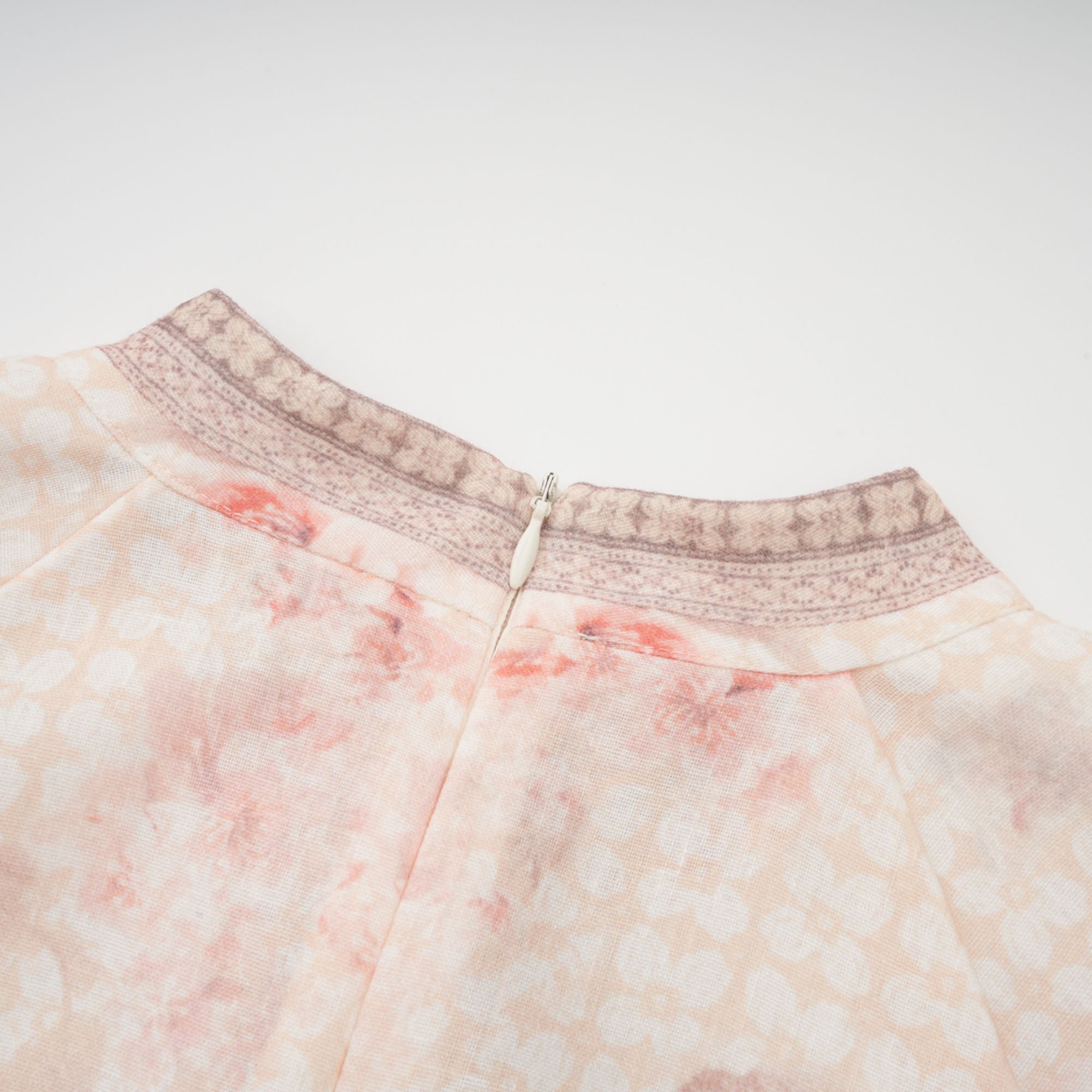 Quincia belted floral-print mini dress
