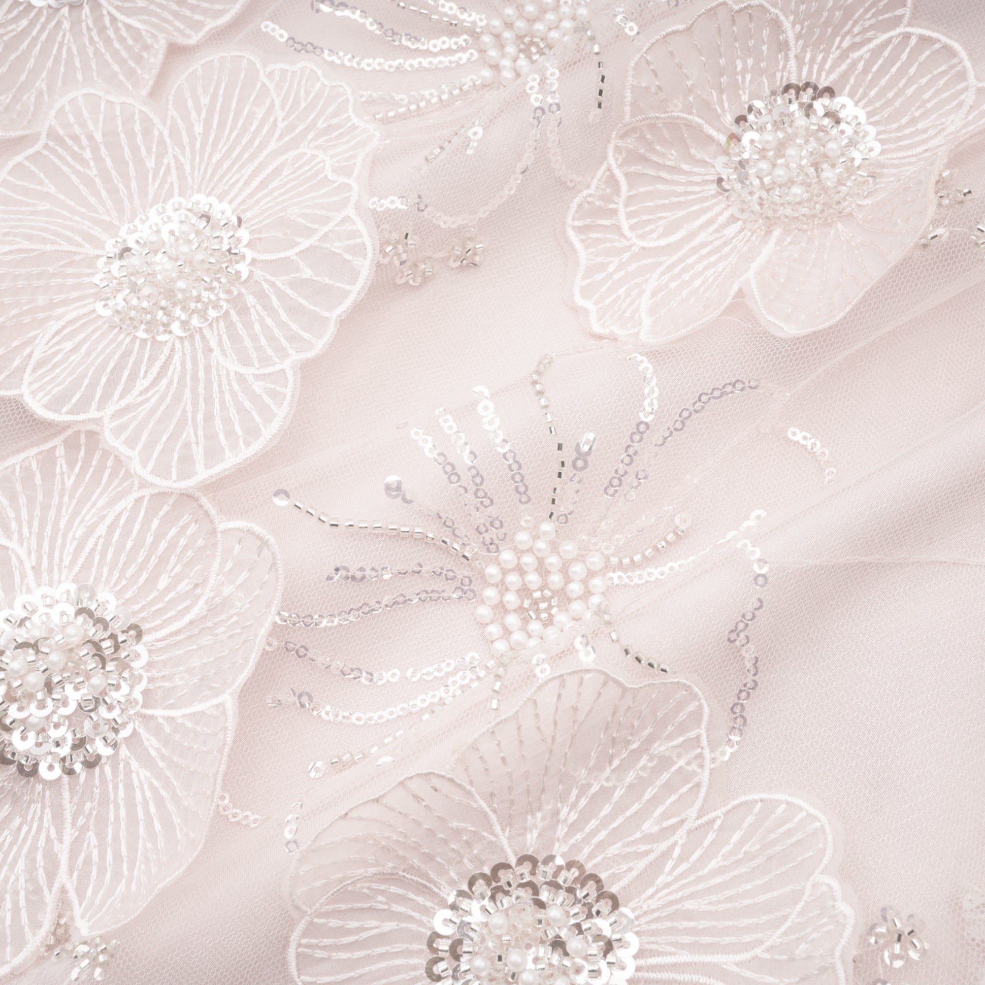 Valérie crystal-embellished floral mini dress