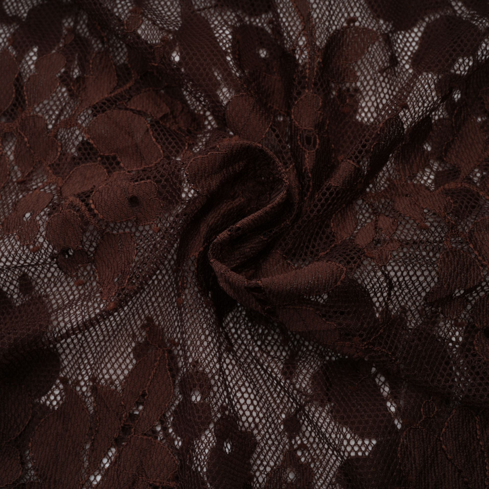 Sylvie brown chantilly-lace flared midi dress (Final Sale-US Only)
