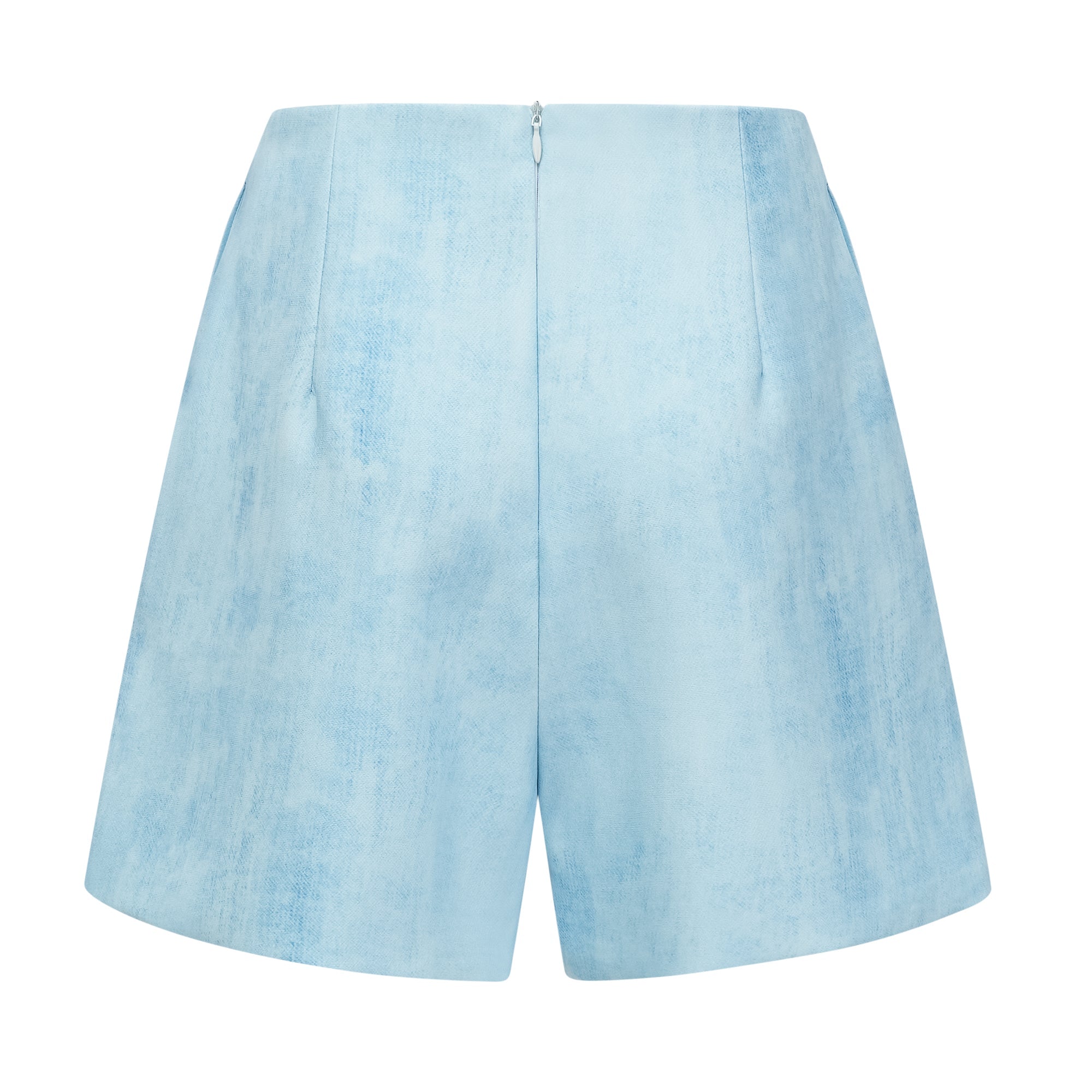 Célestine Blue Double-Breasted Blazer & Shorts Set