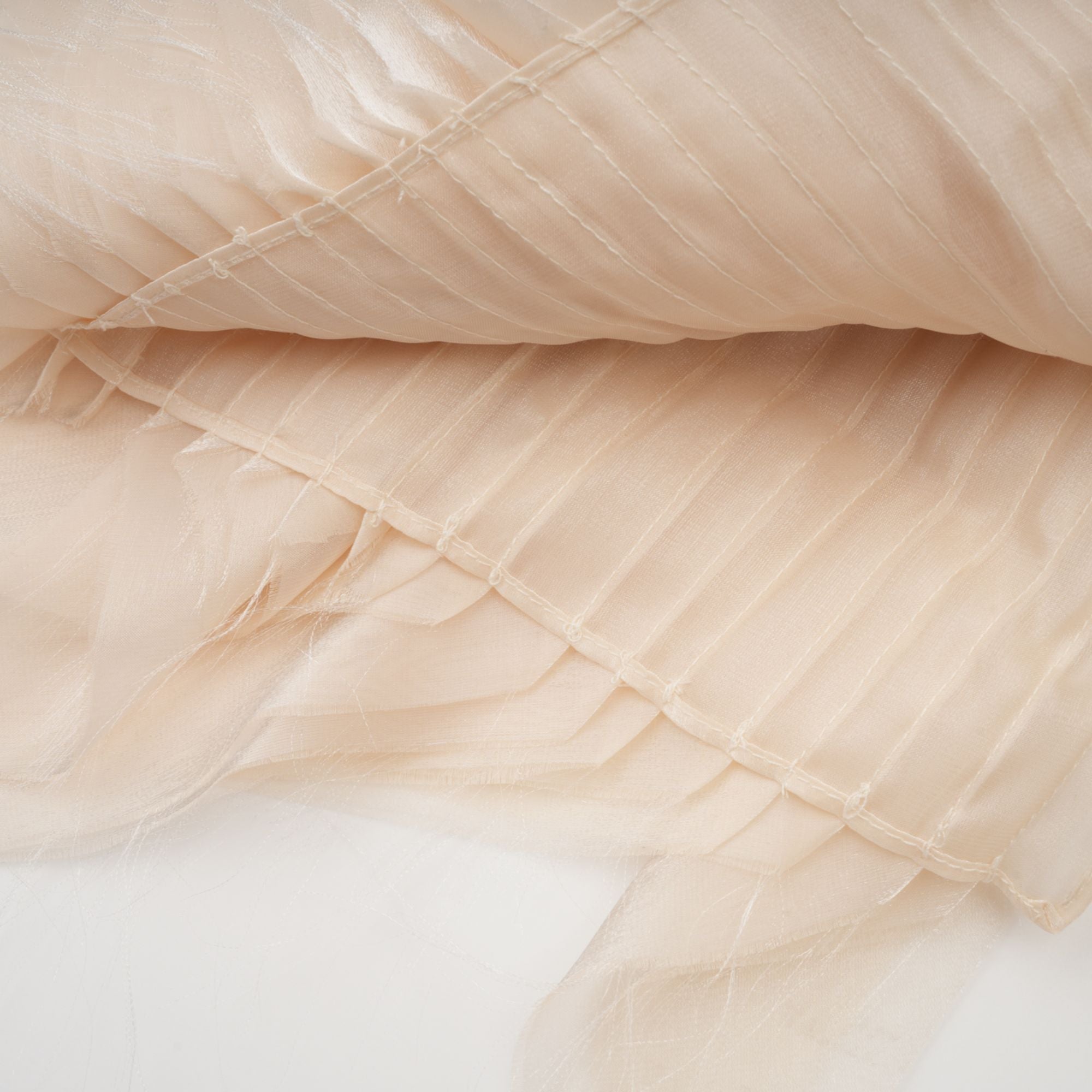 Irène neutrals lace layered corset maxi dress