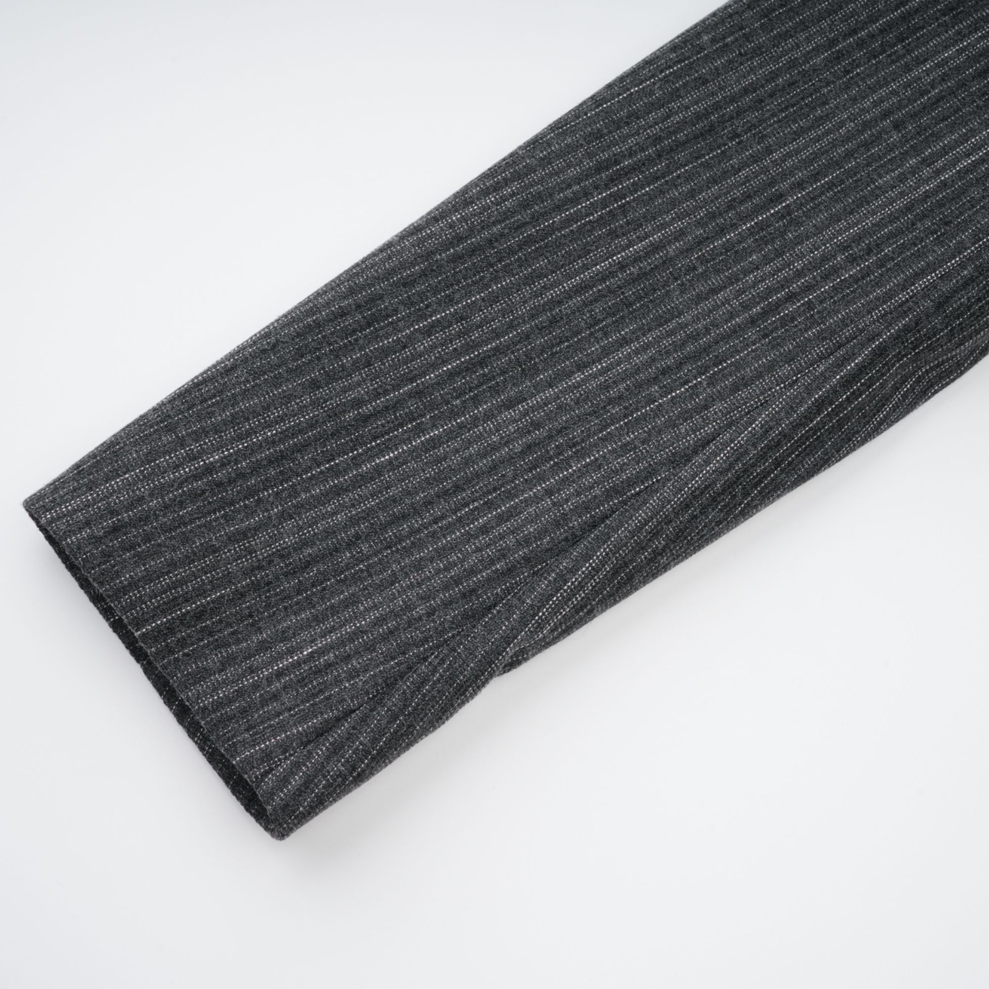 Sidonie Grey Floral Appliqué Striped Blazer & Skirt Set