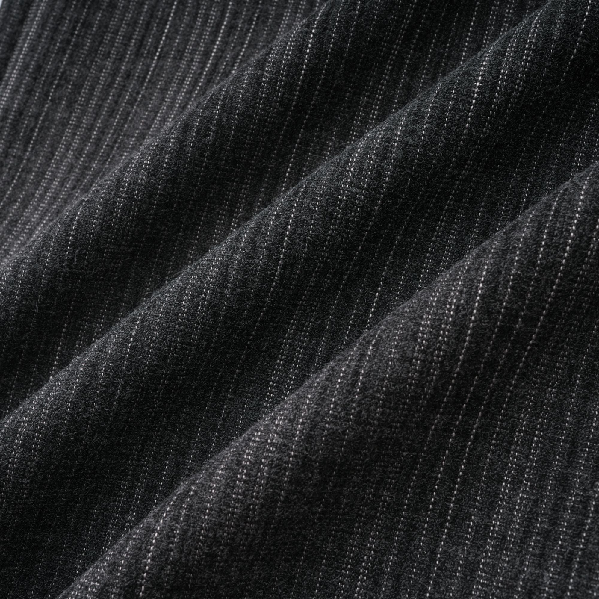 Sidonie Grey Floral Appliqué Striped Blazer & Skirt Set