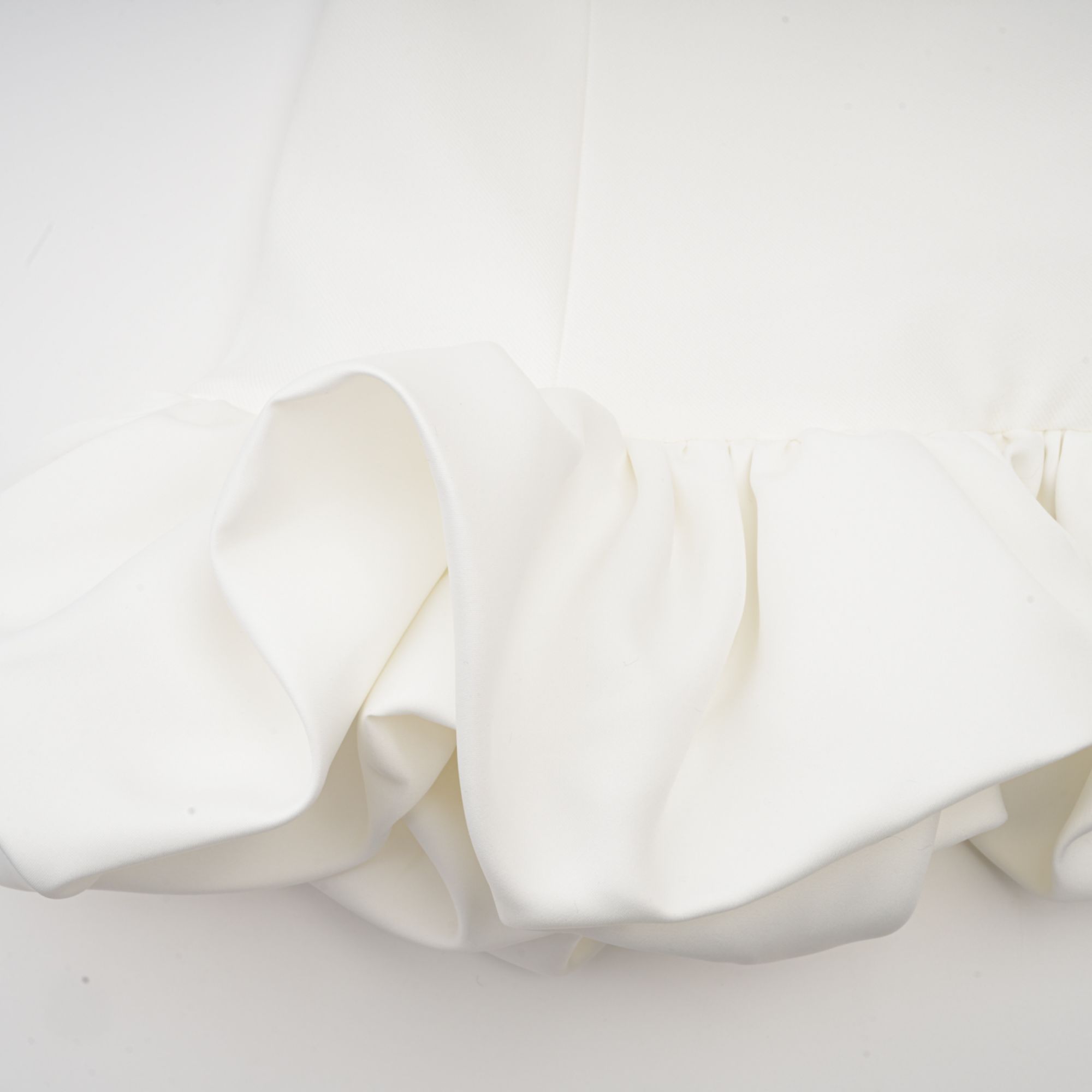 Elodie bubble-skirt mini dress in White (Final Sale-US Only)