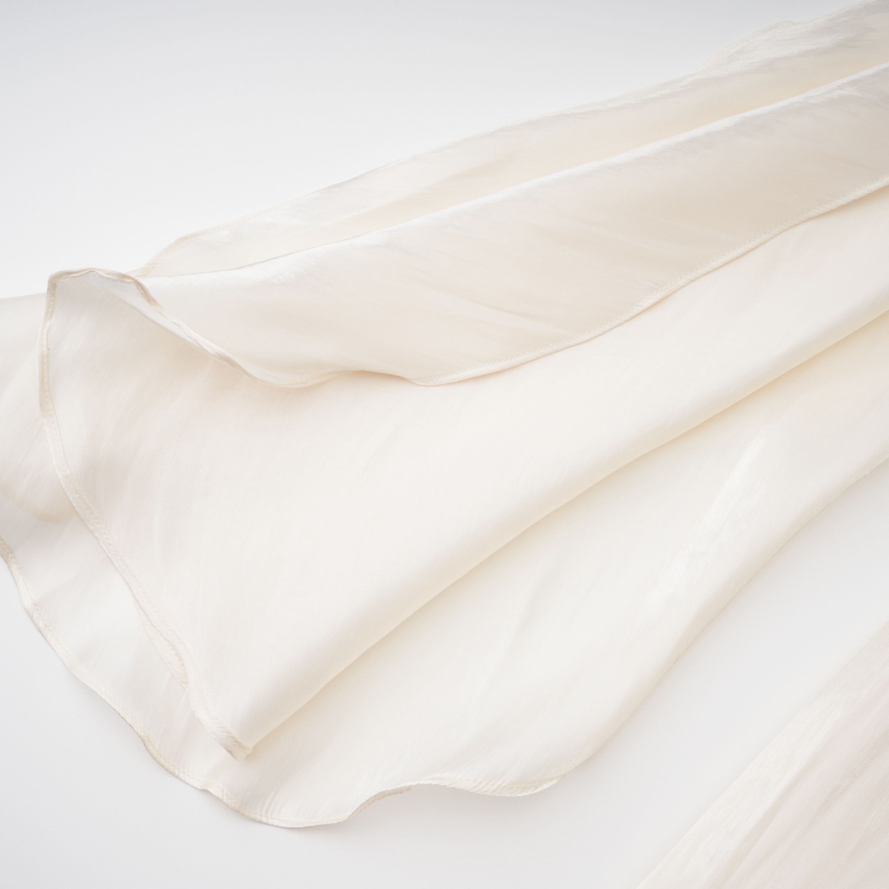 Gustave Neutral Ruched Cape Ruffled Maxi Dress (Final Sale-US Only)