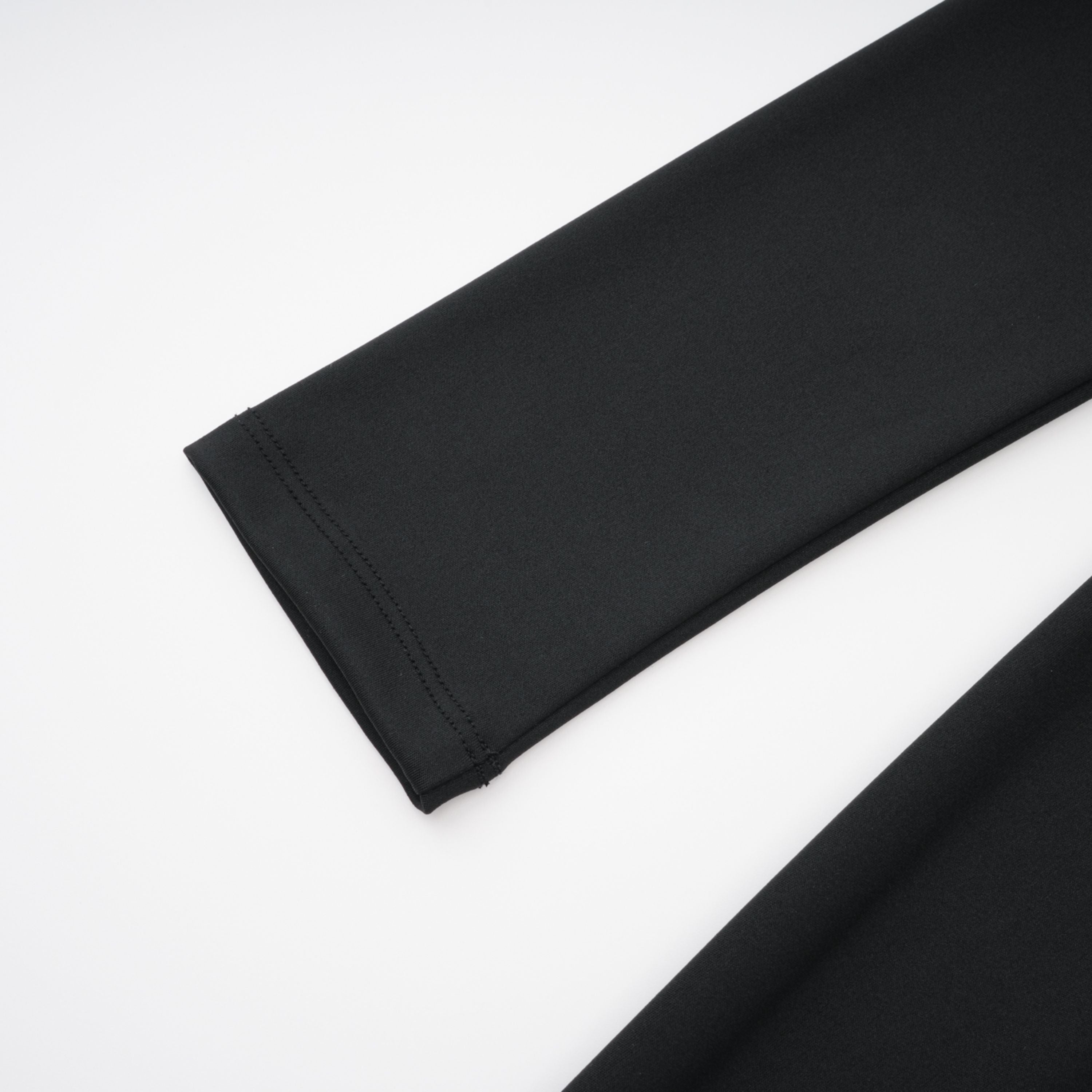 Gianina Black Deep V-Neck Draped Jumpsuit