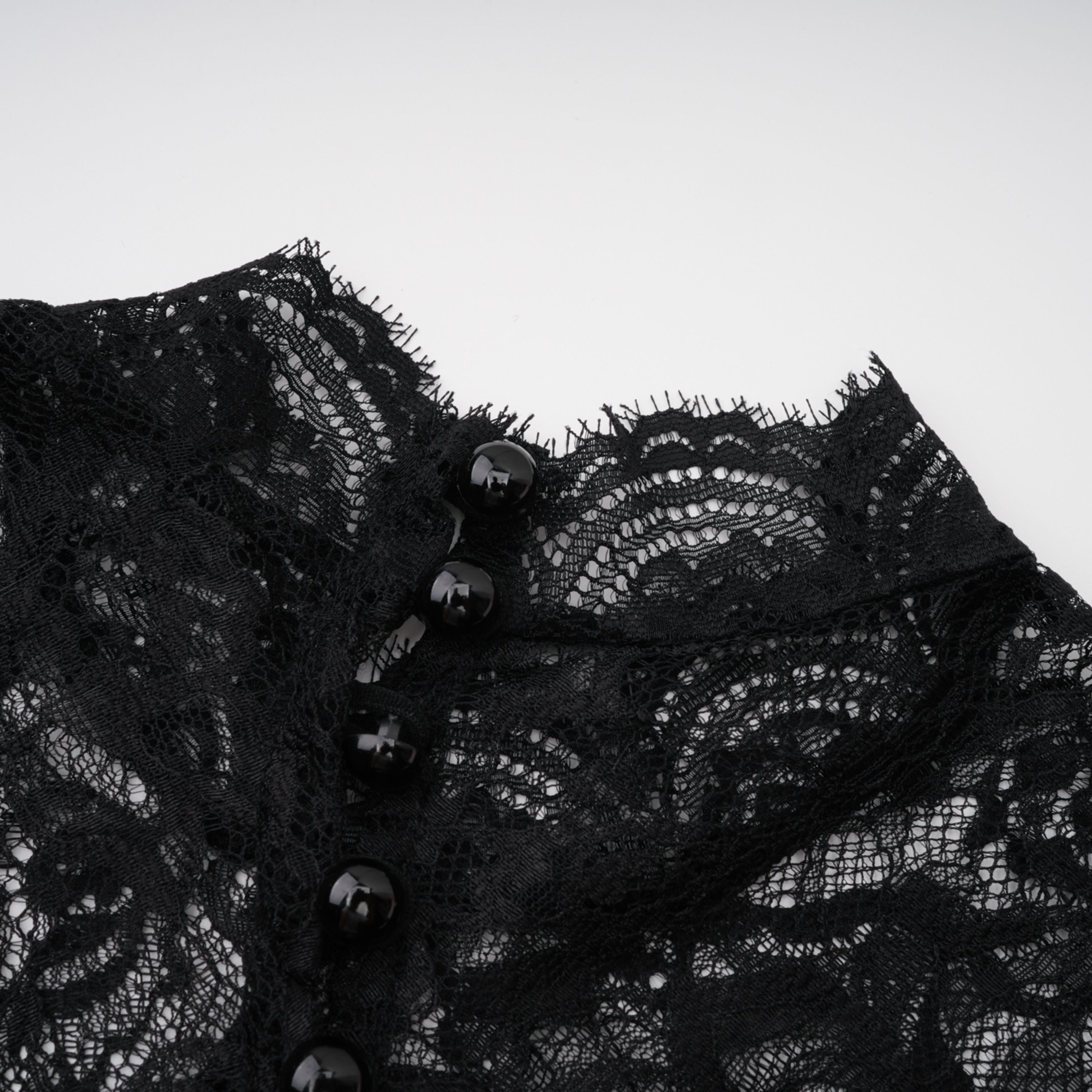 Bokamoso Black Lace Panel Maxi Gown (Final Sale-US Only)