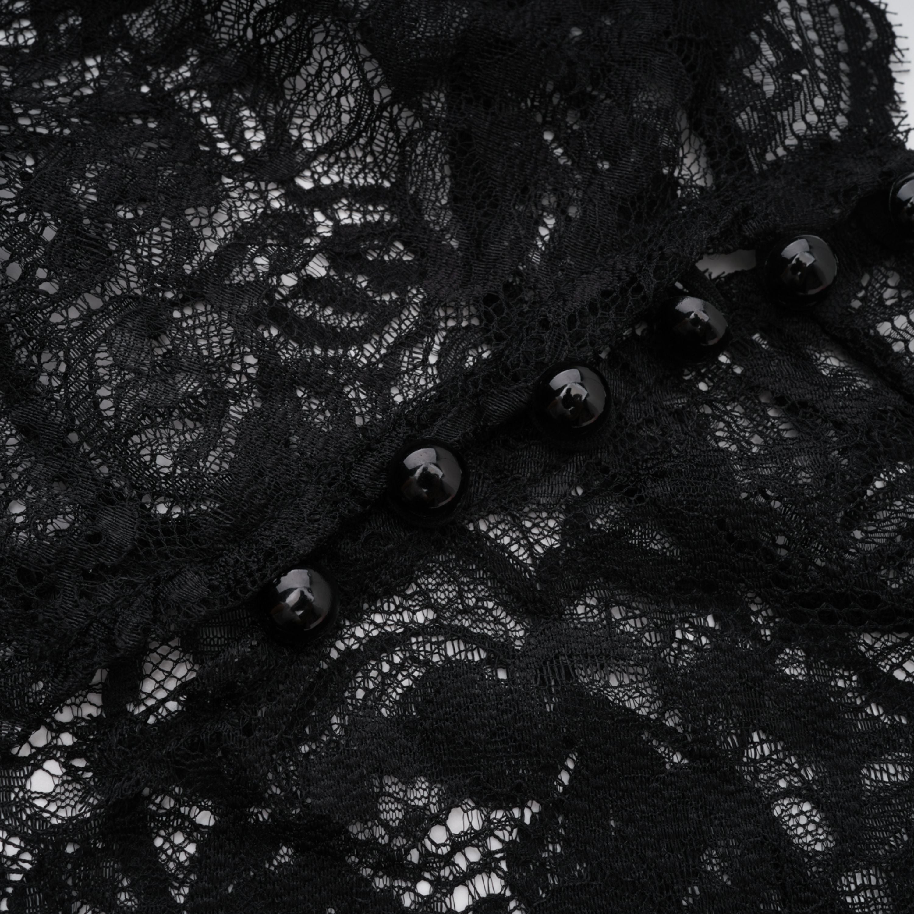 Bokamoso Black Lace Panel Maxi Gown (Final Sale-US Only)