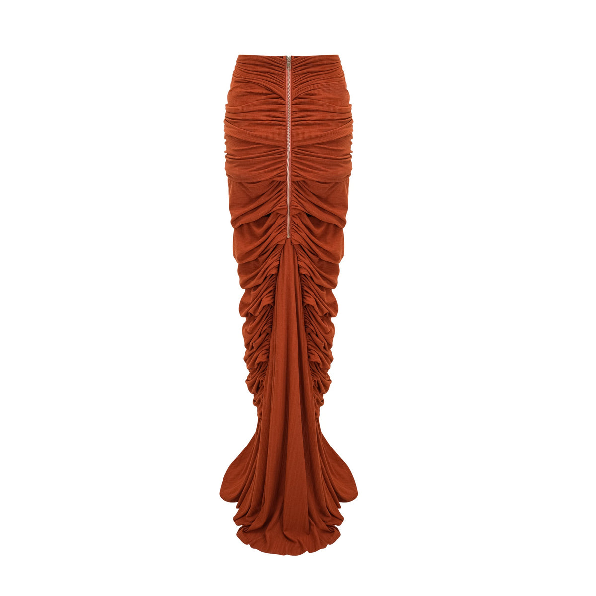 célestine brown twisted cut-out top & skirt matching set