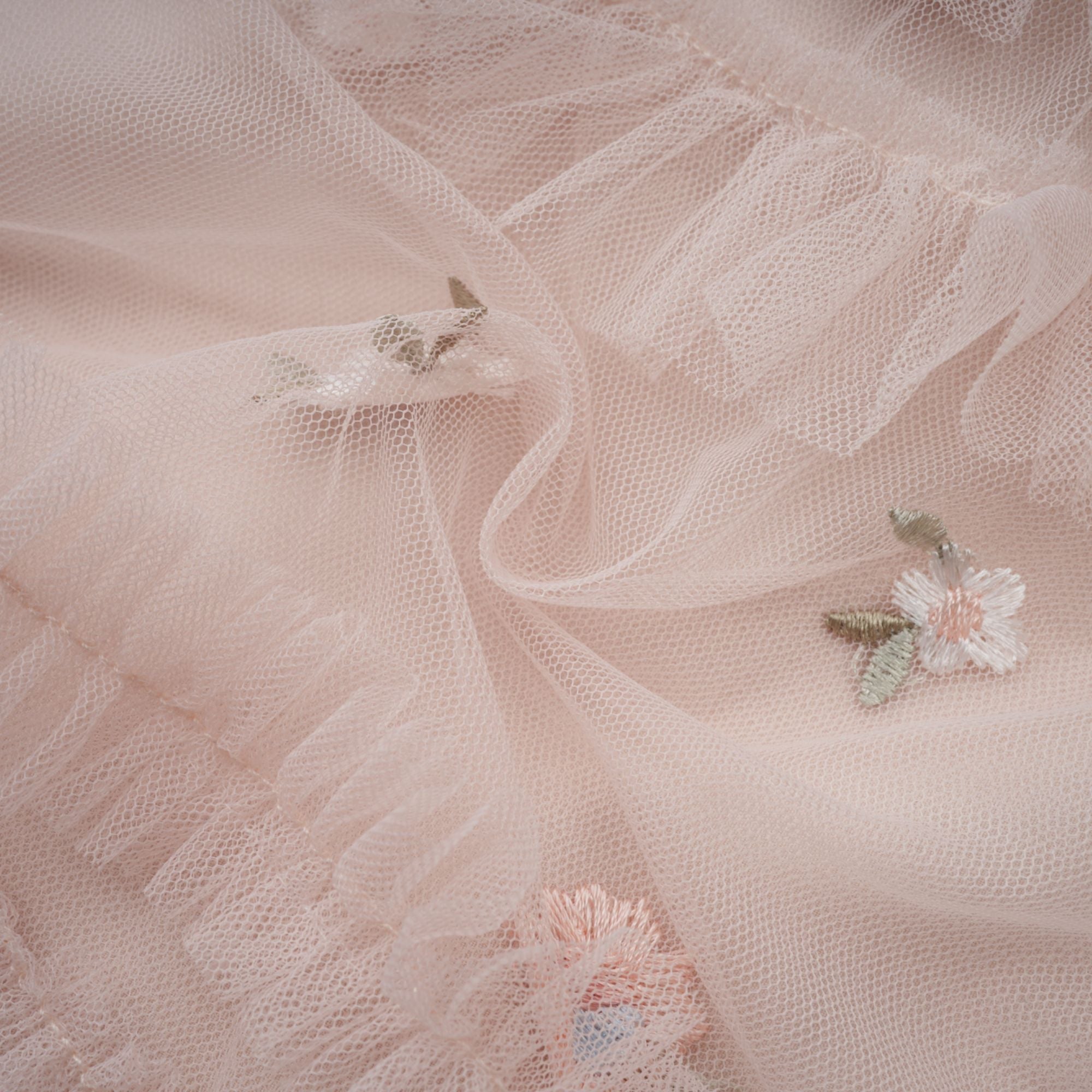 Kévina floral-embroidered tiered ruffled midi dress (Final Sale-US Only)