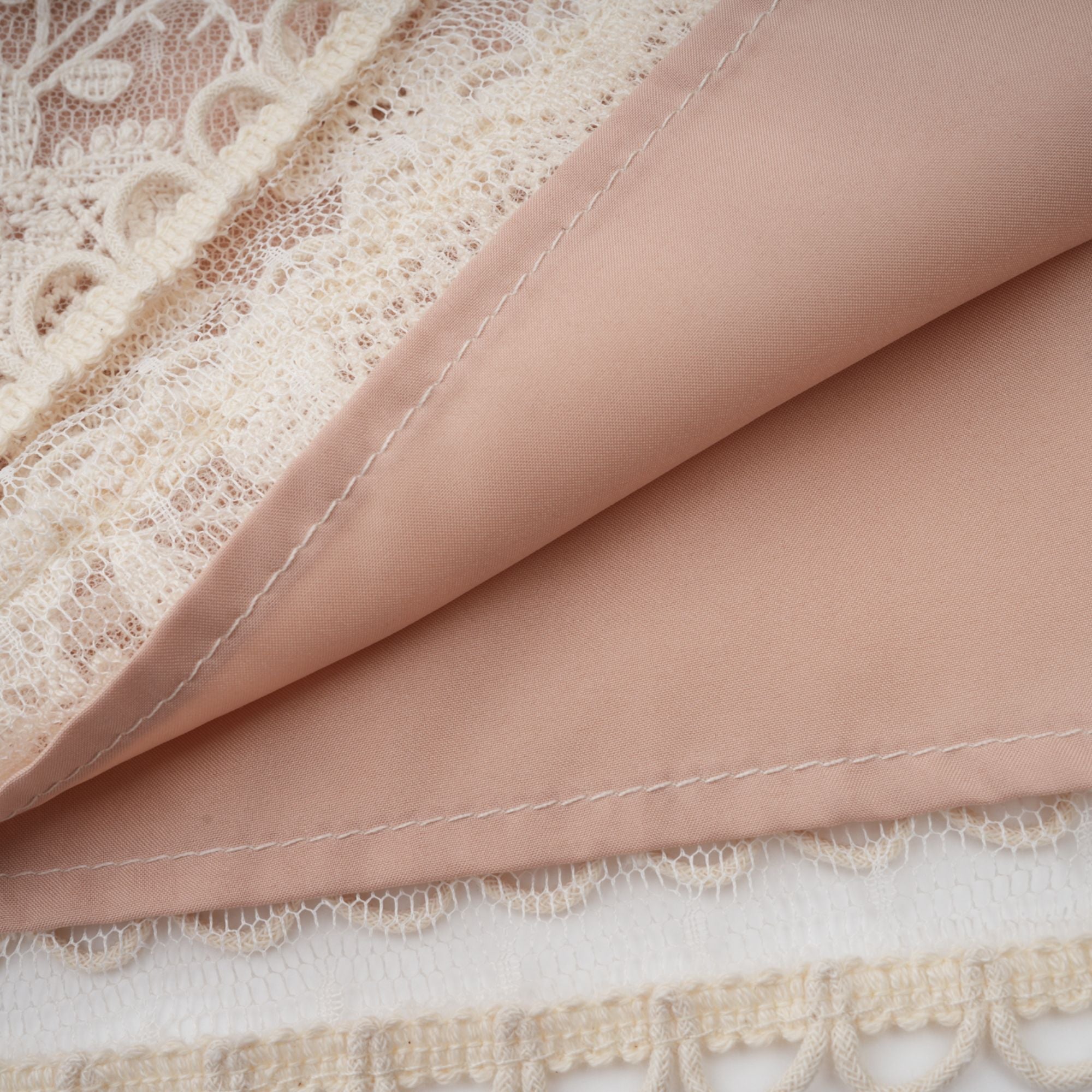 Fleur floral-embroidered lace midi dress in Neutrals (Final Sale-US Only)