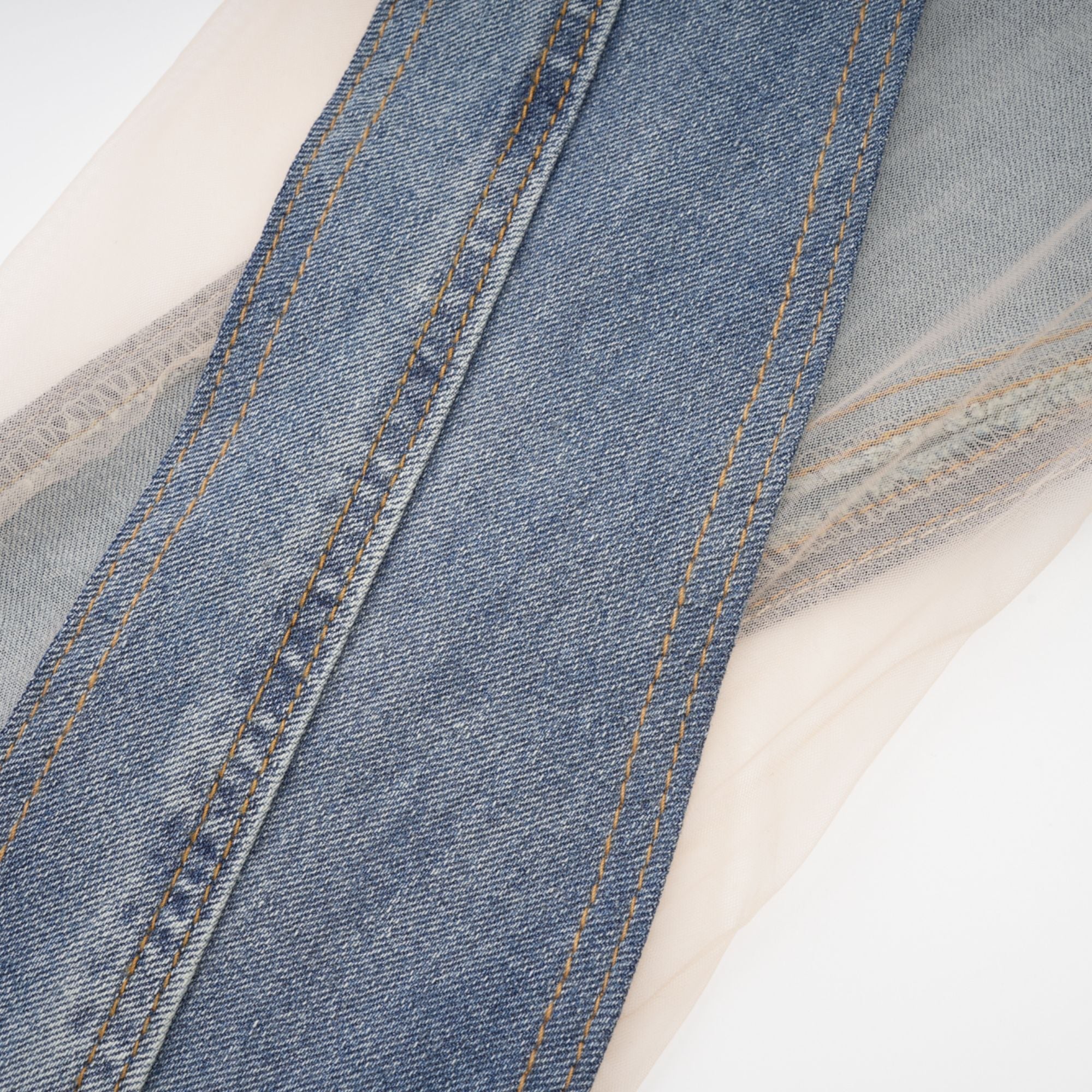 Aélis sheer-panelled jeans (Final Sale-US Only)