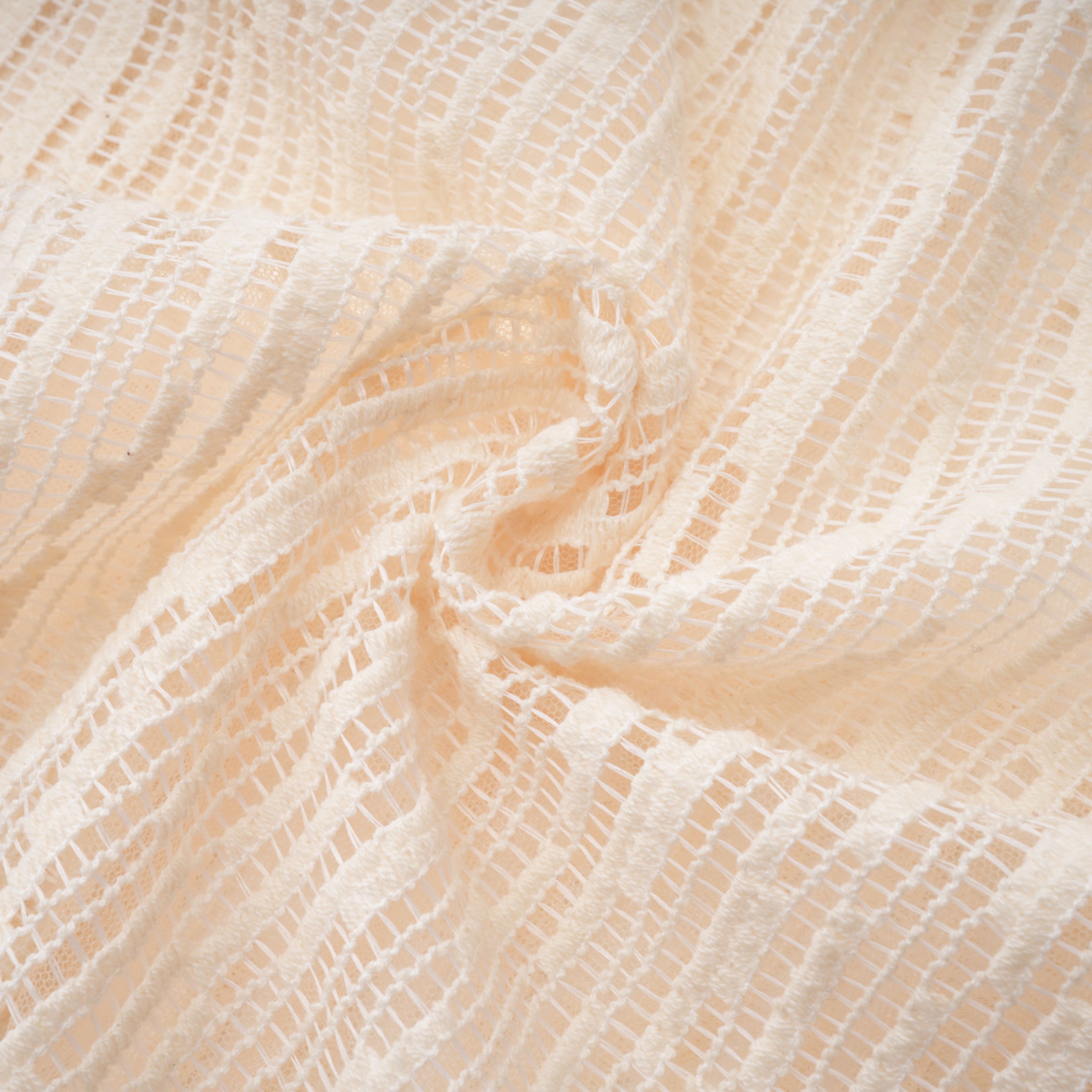 Thale Neutral Asymmetrical Textured Ruched Midi Dress