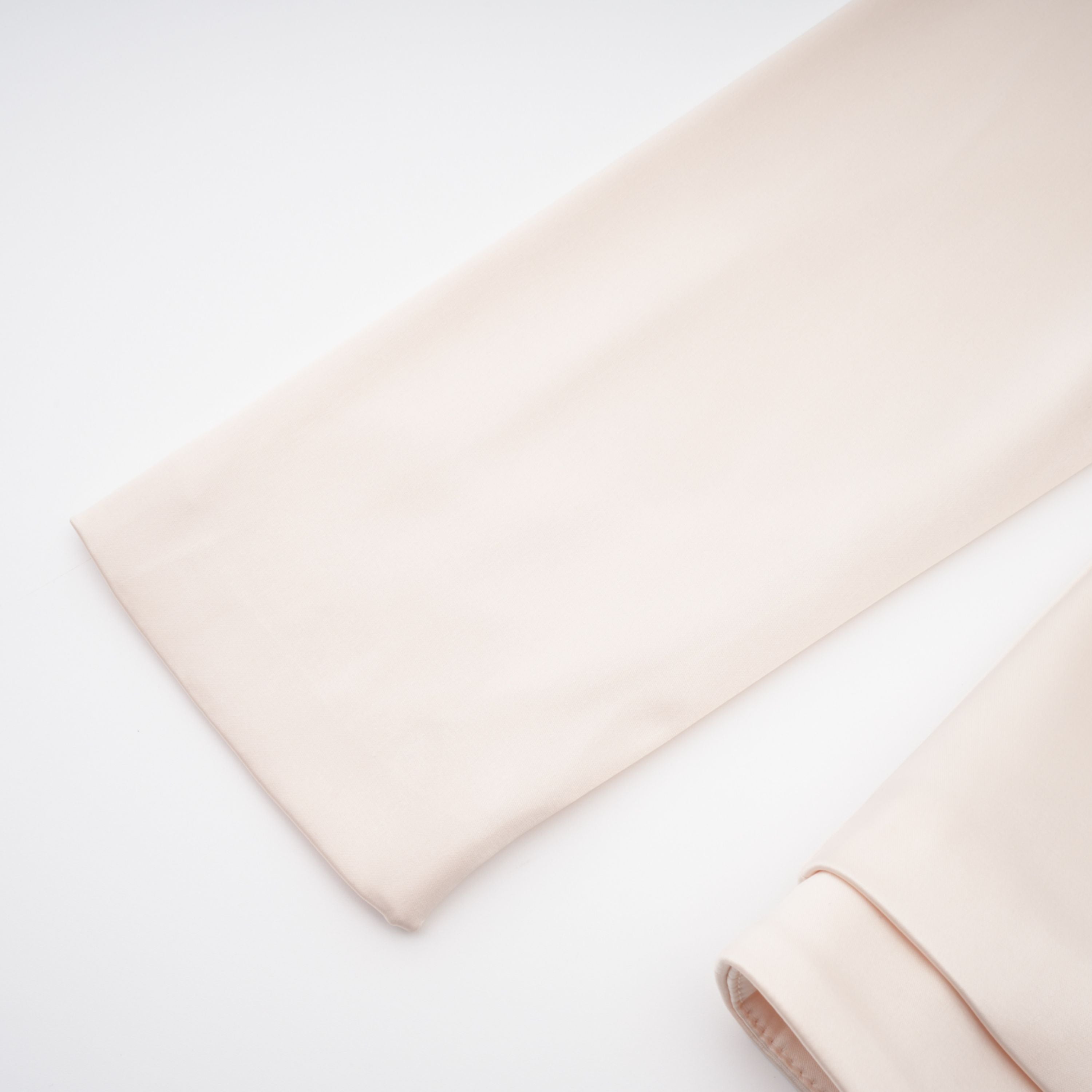 Roxanne Neutral Mock Neck Blouse & Mermaid Skirt Set (Final Sale-US Only)