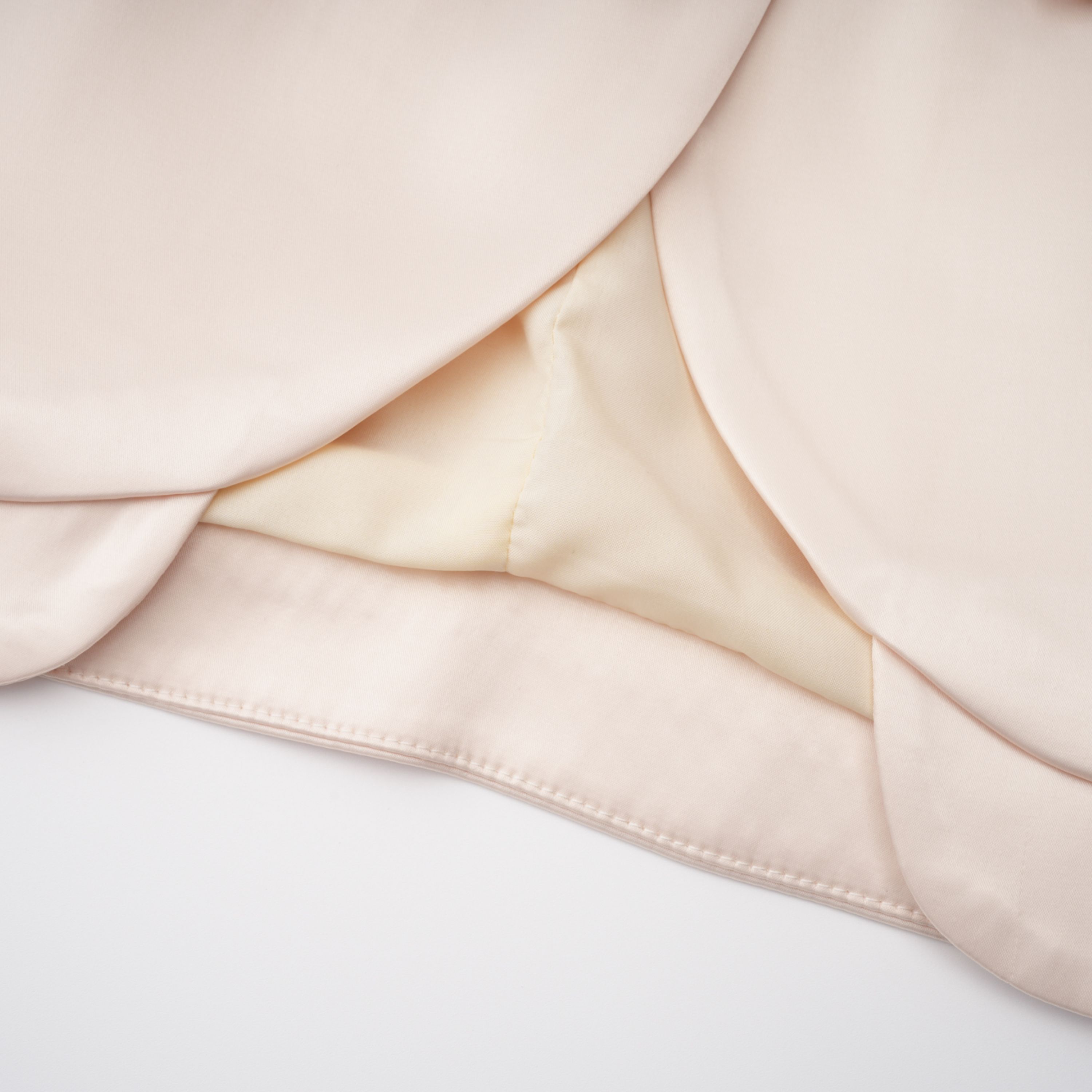 Roxanne Neutral Mock Neck Blouse & Mermaid Skirt Set (Final Sale-US Only)