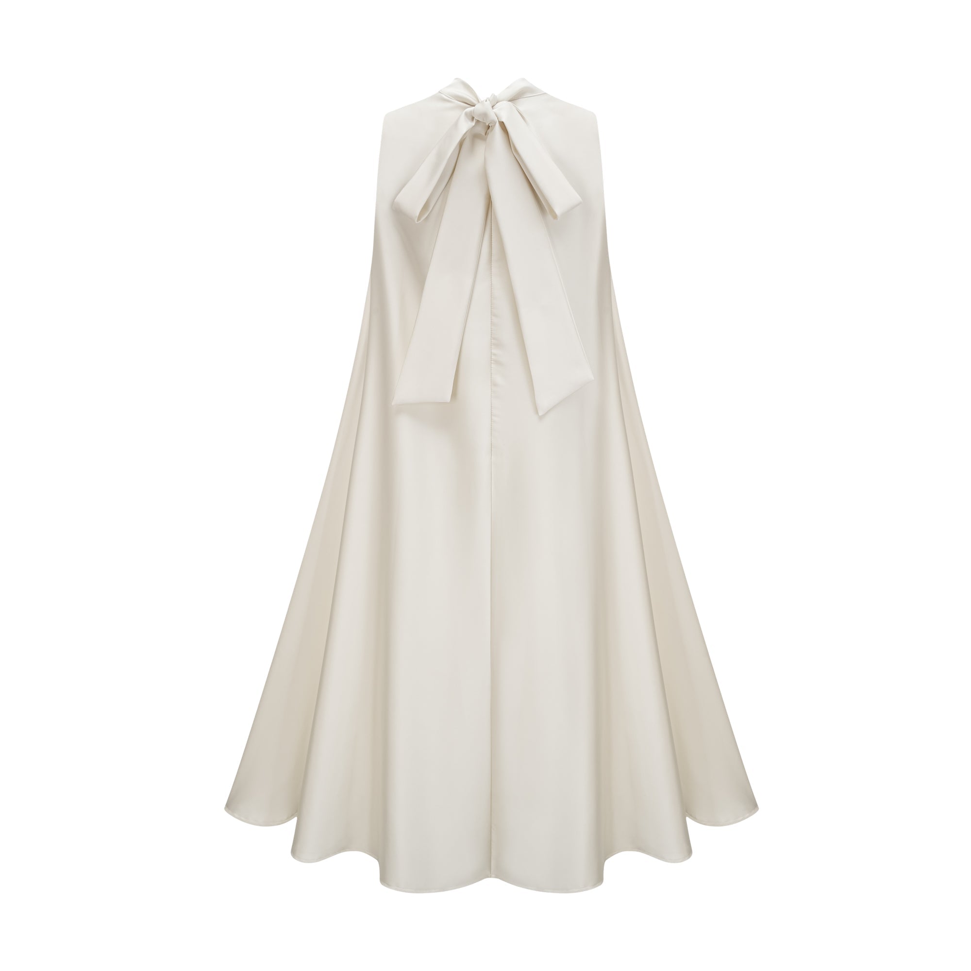 Émilie sleeveless floral-applique midi dress in White (Final Sale-US Only)