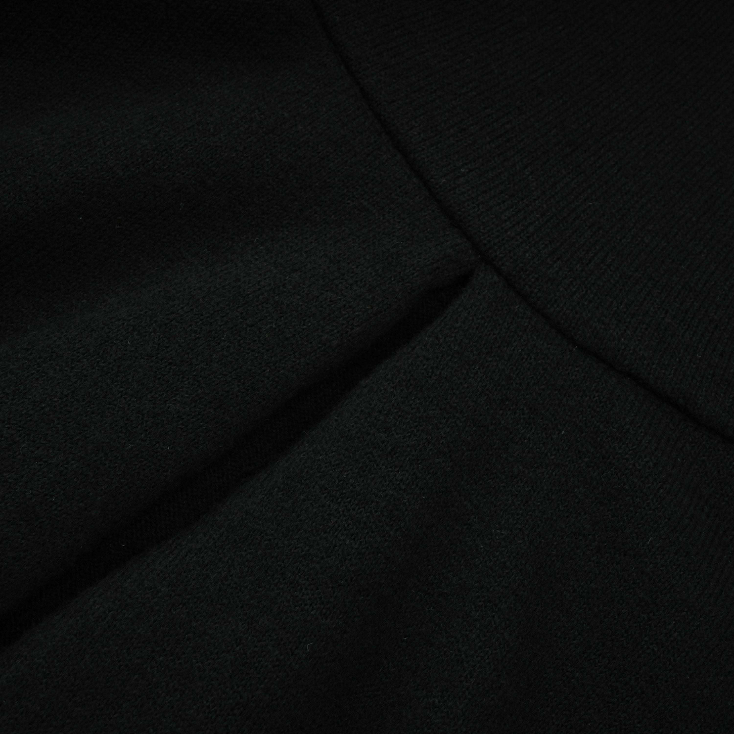 Filomena Black Layered Asymmetrical Knit Cape Top (Final Sale)