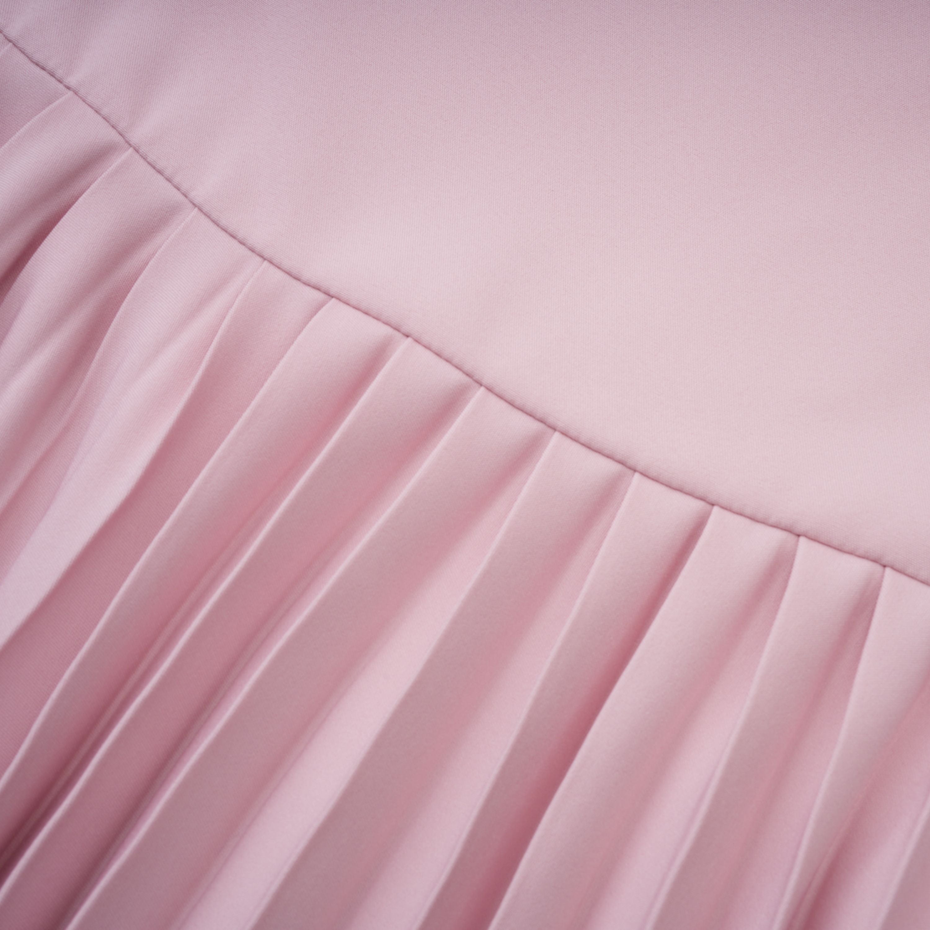 Priscille Pink Shawl & Corset Top & Pleated Skirt Set