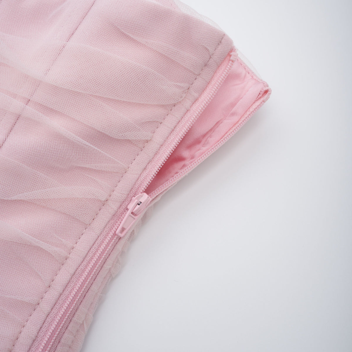 priscille pink shawl & corset top & pleated skirt set