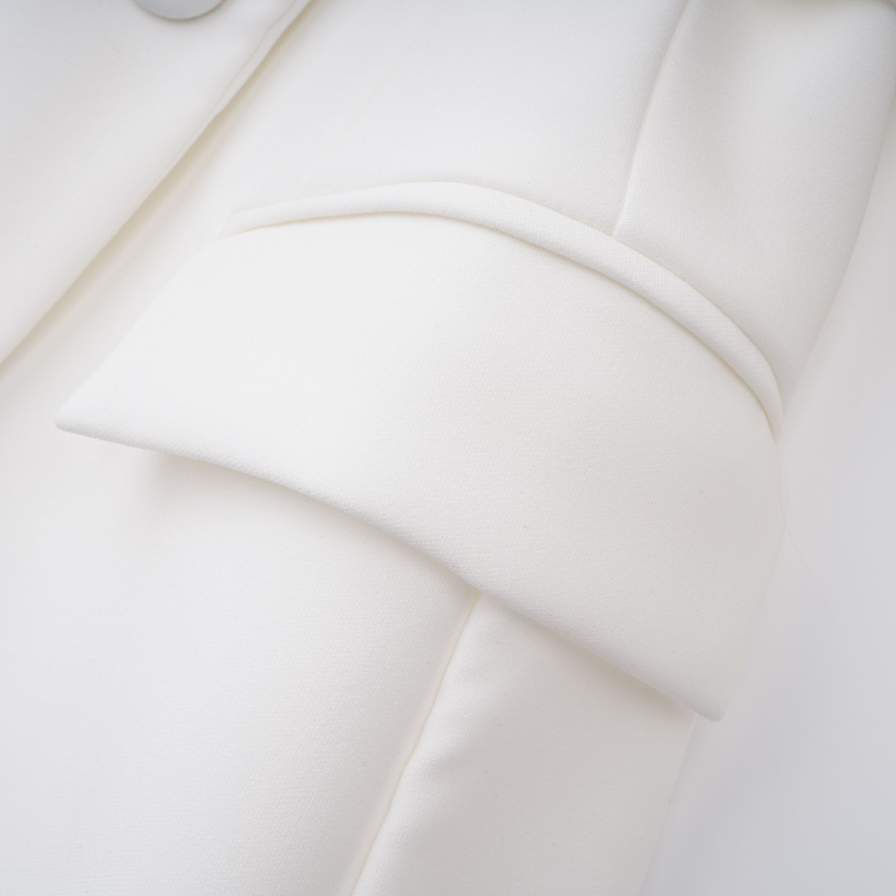 Osanne White Double Breasted Blazer Mini Dress (Final Sale)