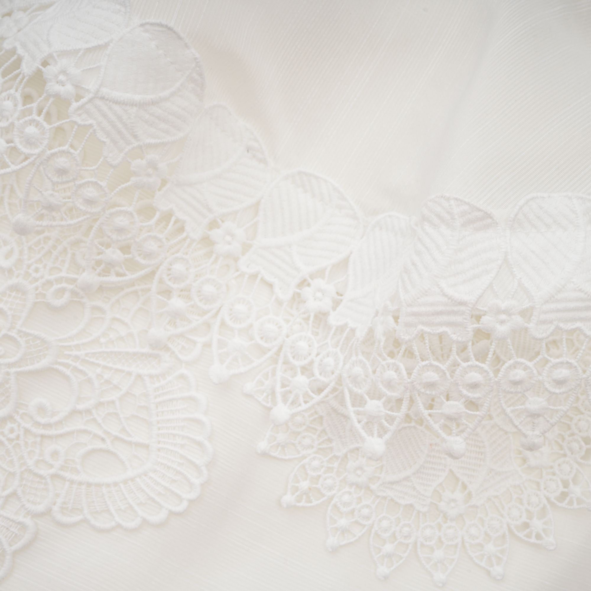 Renée white semi-sheer shirt & skirt matching set (US Only)
