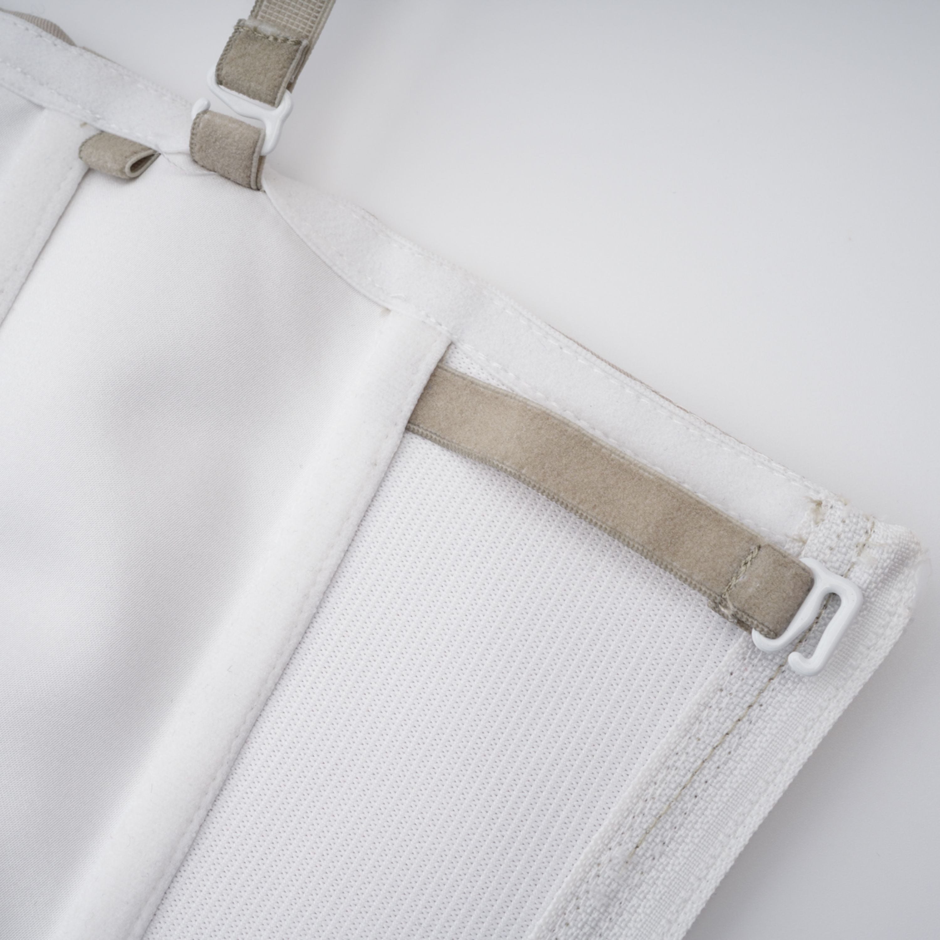 Virág Grey Stripe Panel Corset Top